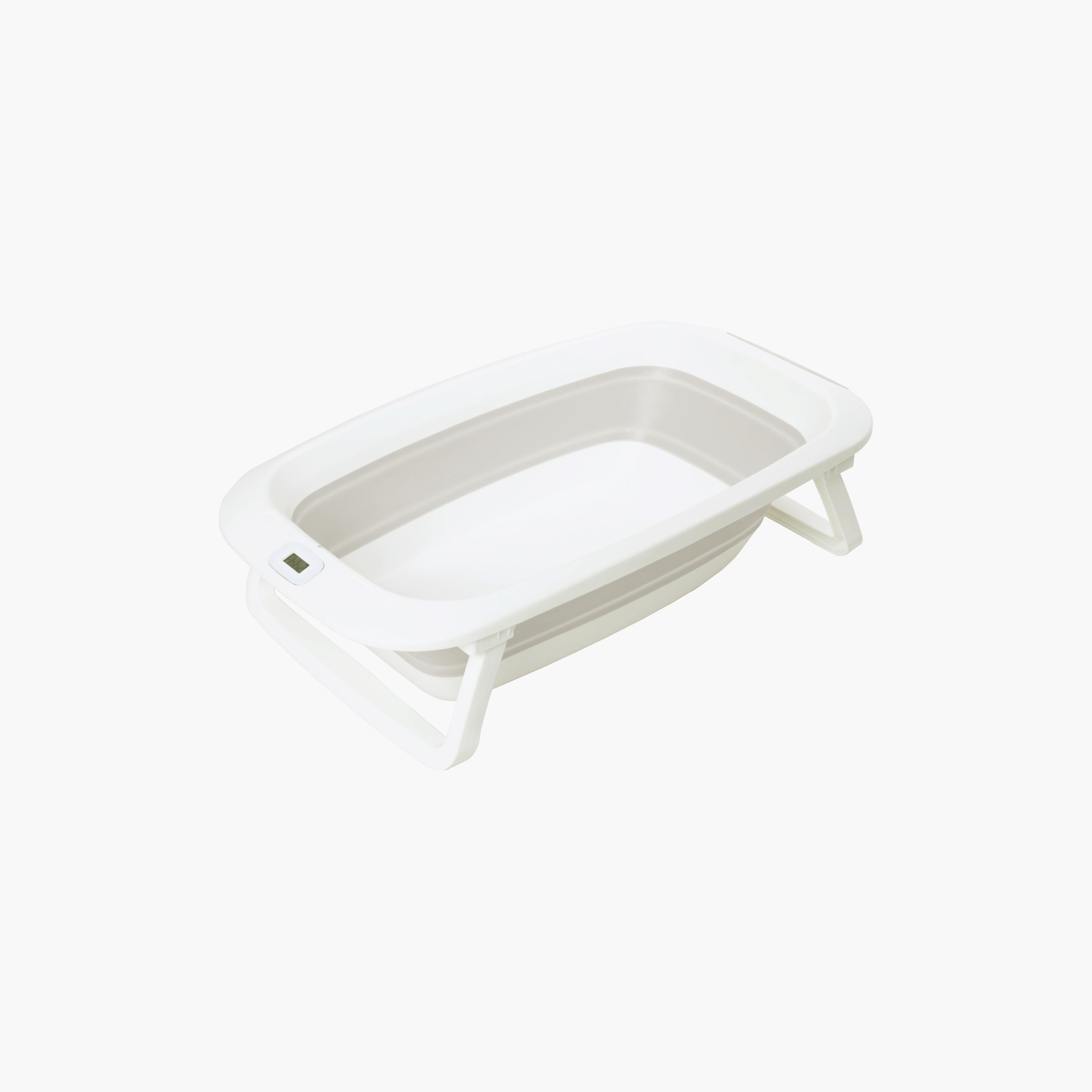 Jikel Cloud Bathtub & Scrub Bath Booster Chair - Grey-baby-bathandcare-bathtubs-image-2