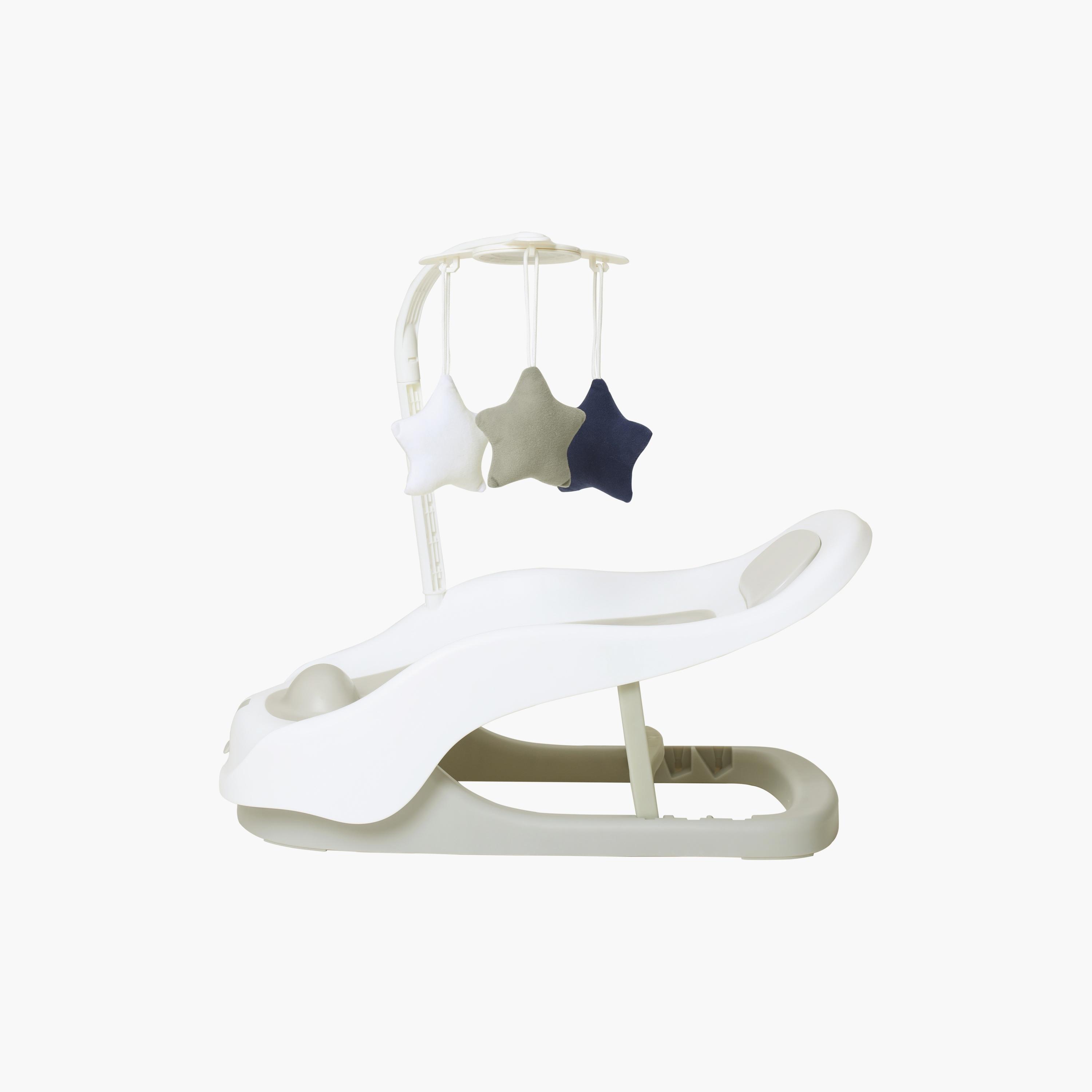Jikel Cloud Bathtub & Scrub Bath Booster Chair - Grey-baby-bathandcare-bathtubs-image-6