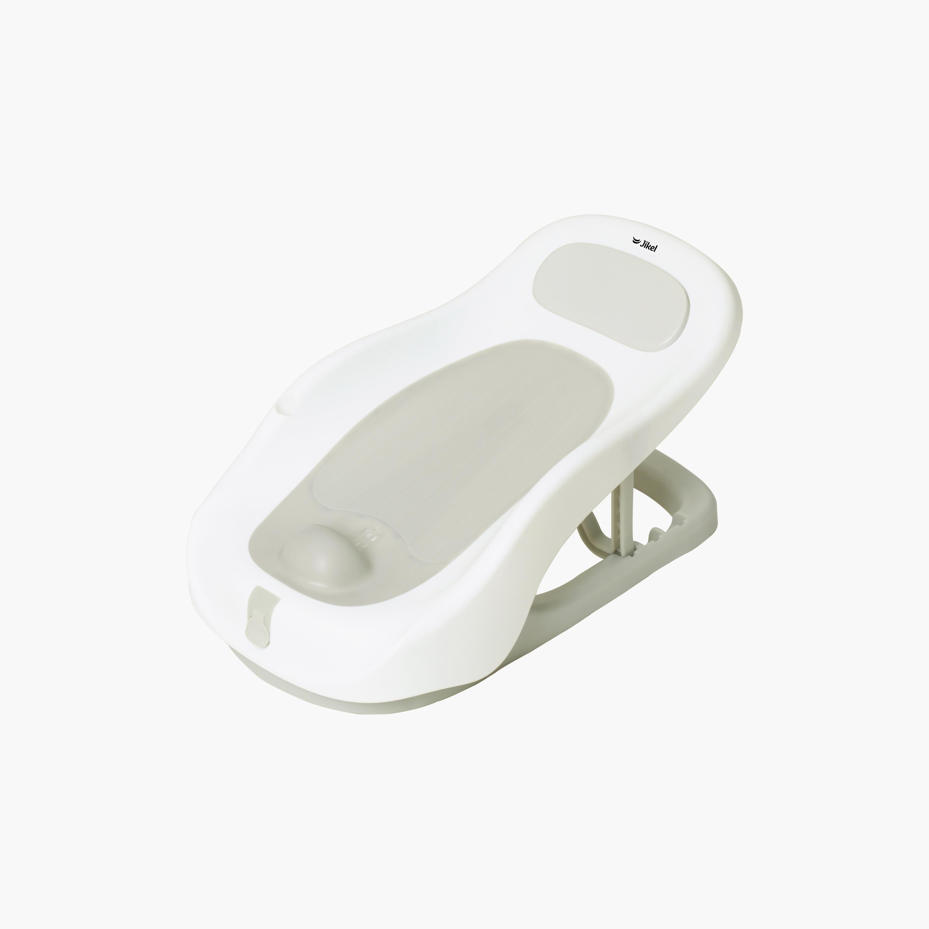 Jikel Scrub Folding Bath Booster Chair - Grey-baby-bathandcare-bathtubs-image-5