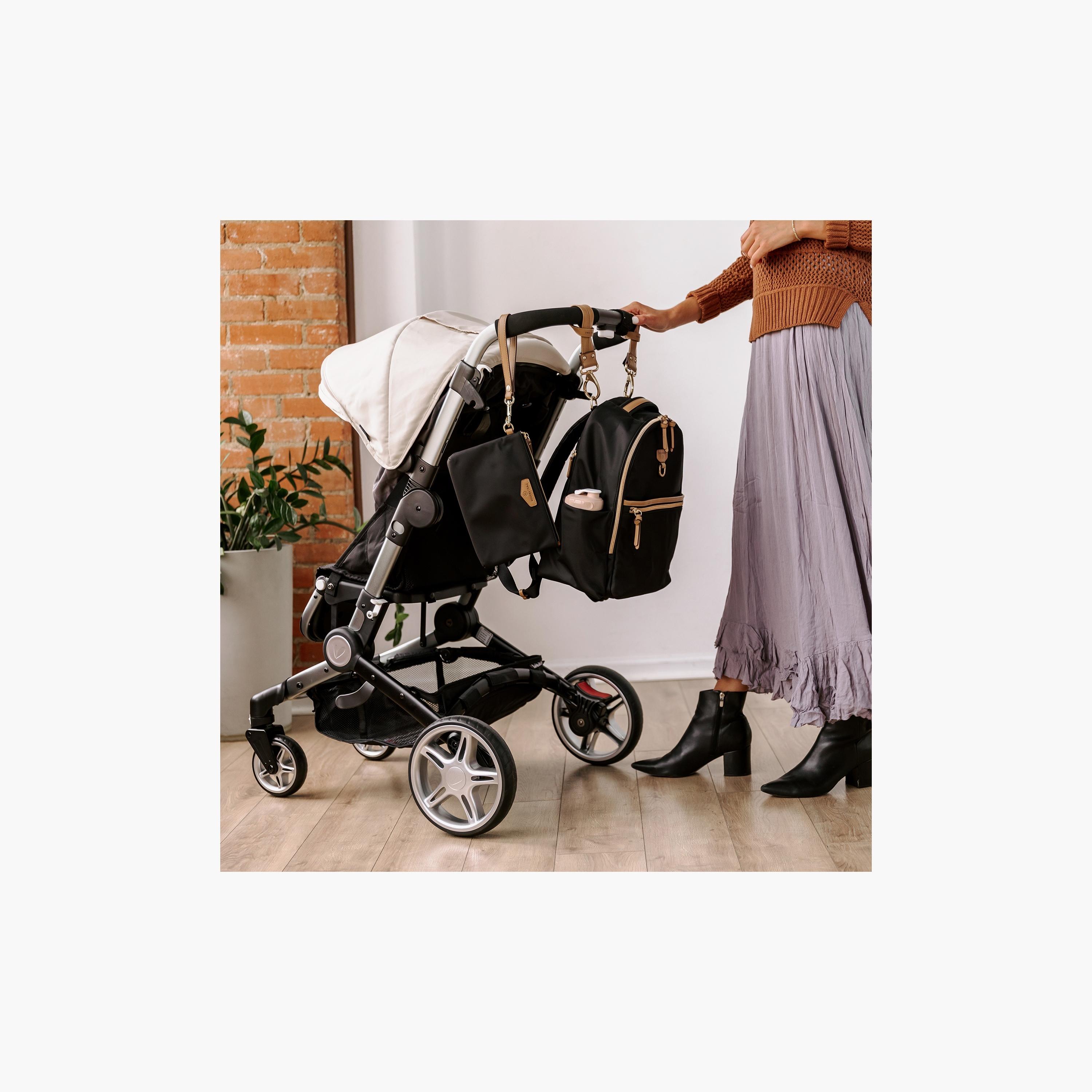 TWELVElittle 3-In-1 Travel Organiser Pouch Set - Black-baby-gear-strollersandprams-accessories-image-5