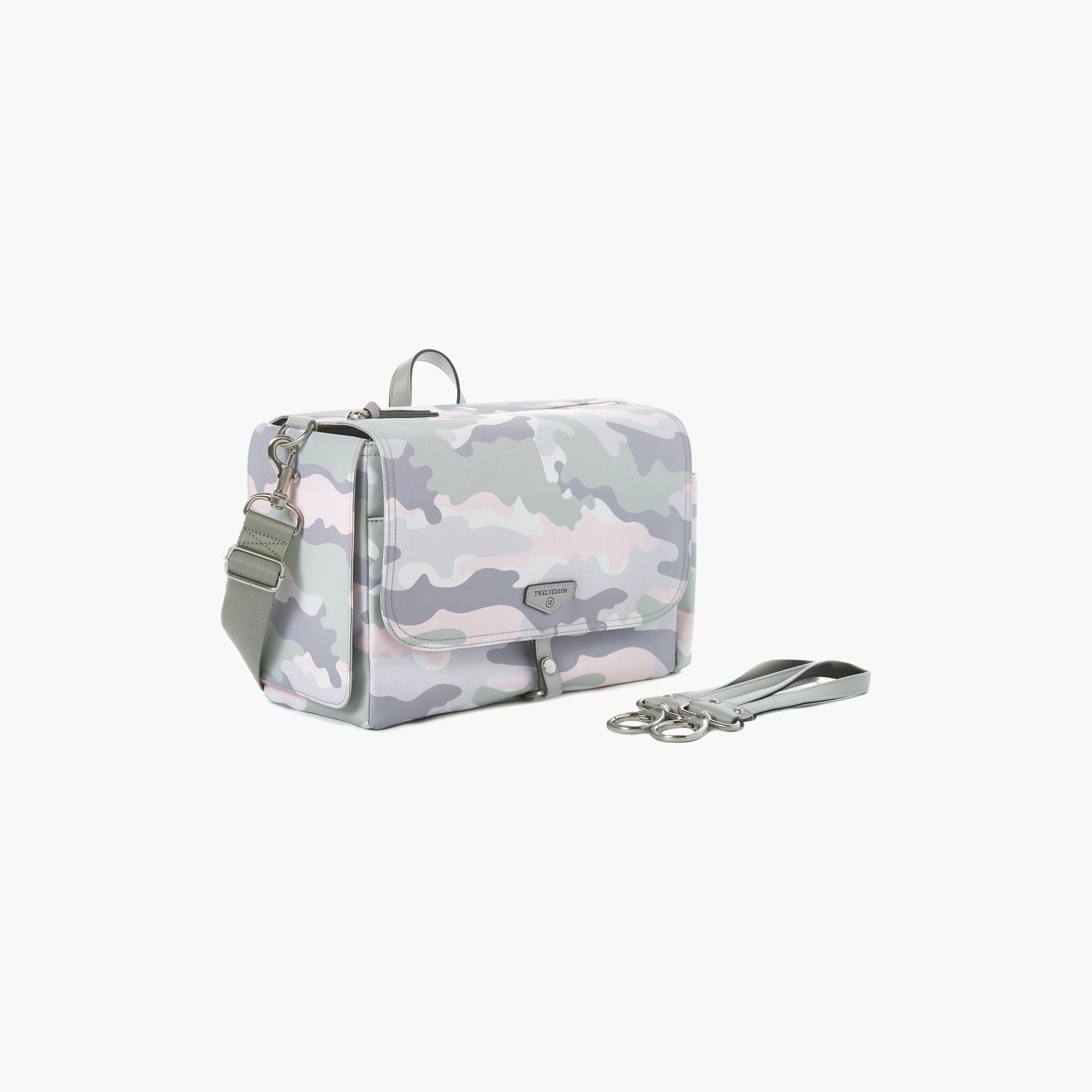 TWELVElittle Stroller Diaper Caddy Bag with Stroller Clips & Changing Mat-baby-diapering-diaperbags-image-1