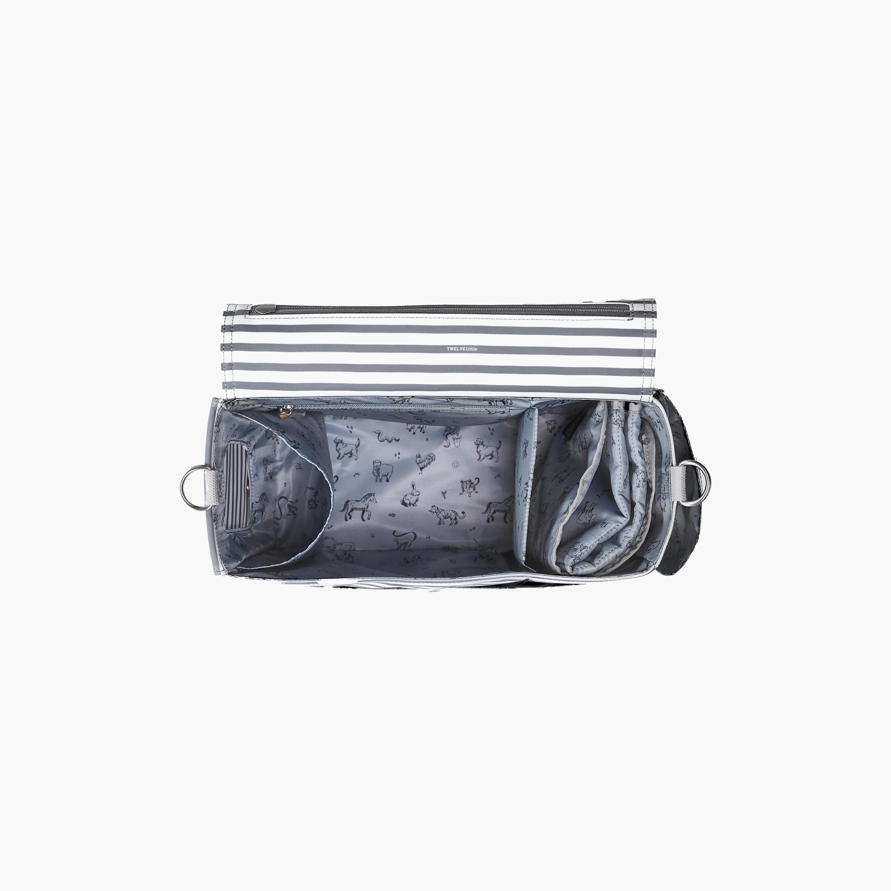 TWELVElittle Stroller Diaper Caddy Bag with Stroller Clips & Changing Mat-baby-diapering-diaperbags-image-4