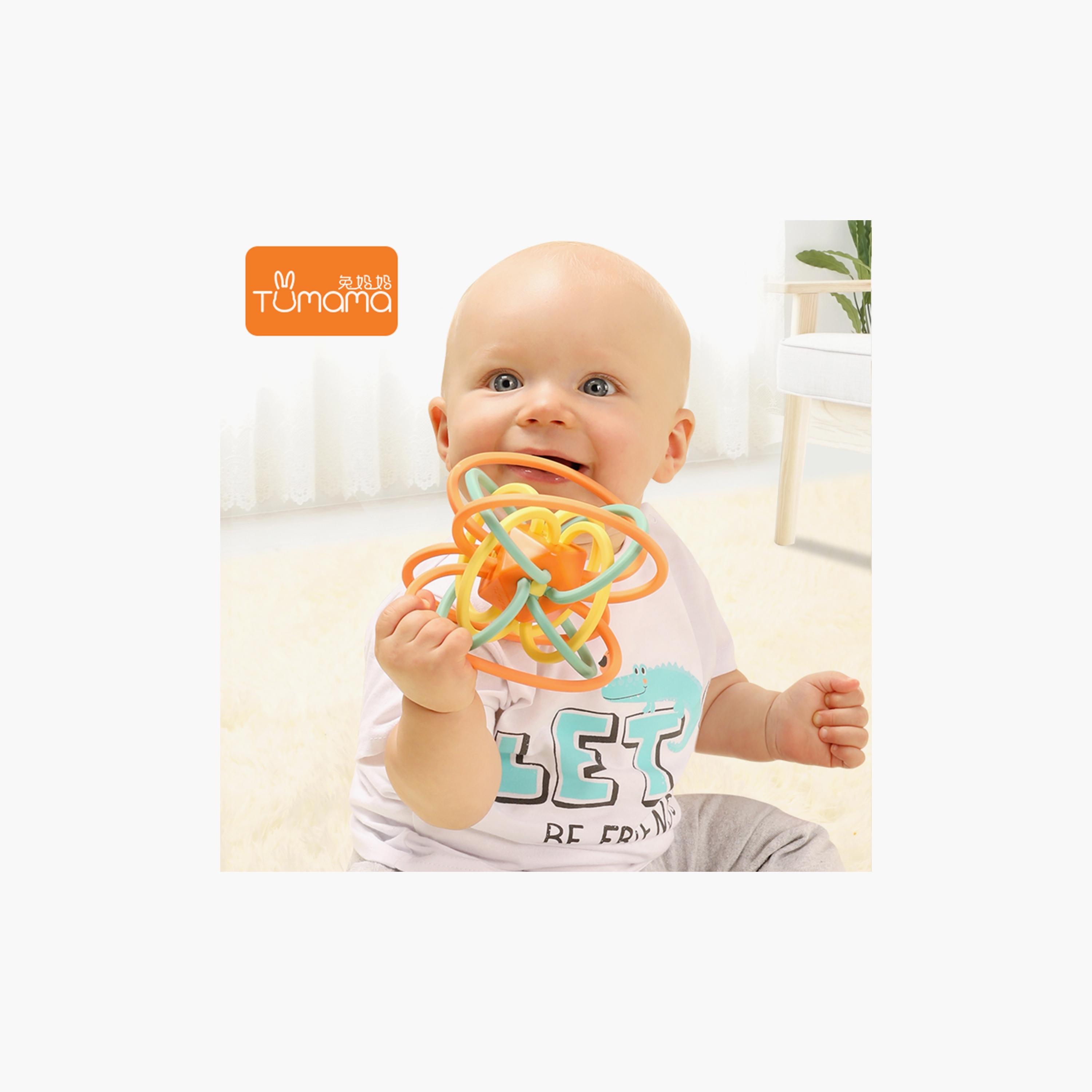 كرة التسنين والخشخشة الحسية من توماما-toys-babyandtoddlertoys-rattlesandteethers-image-4