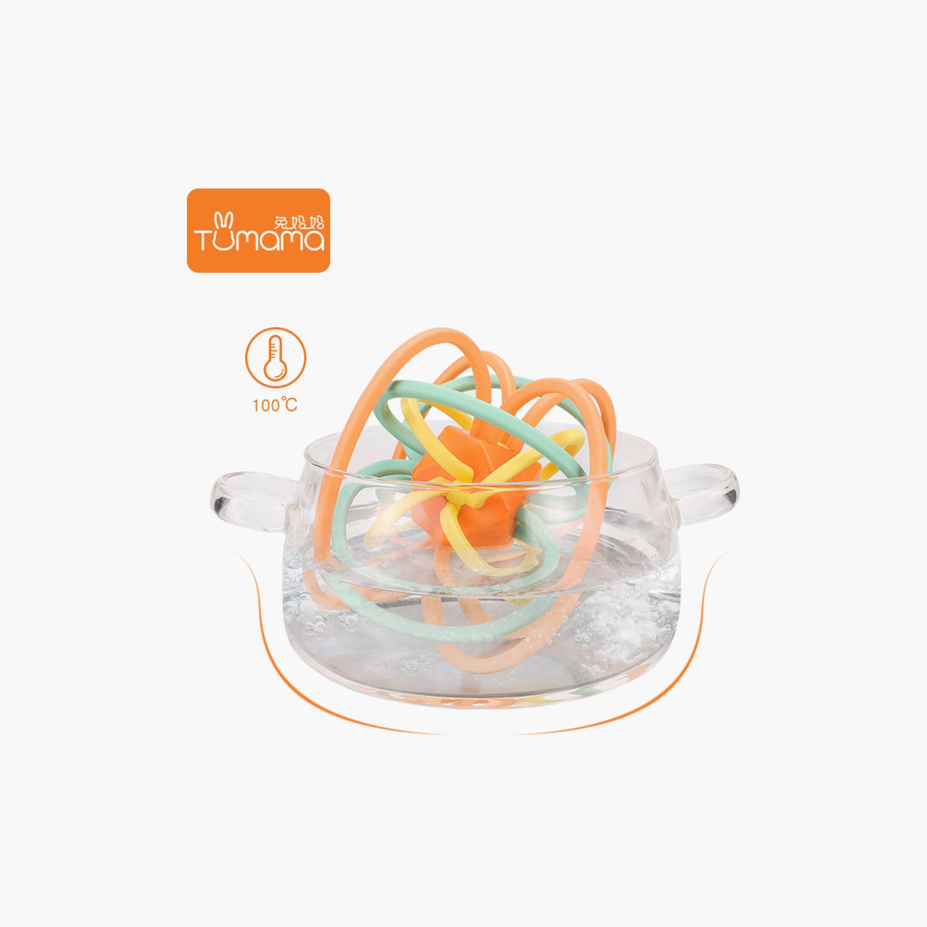 كرة التسنين والخشخشة الحسية من توماما-toys-babyandtoddlertoys-rattlesandteethers-image-3