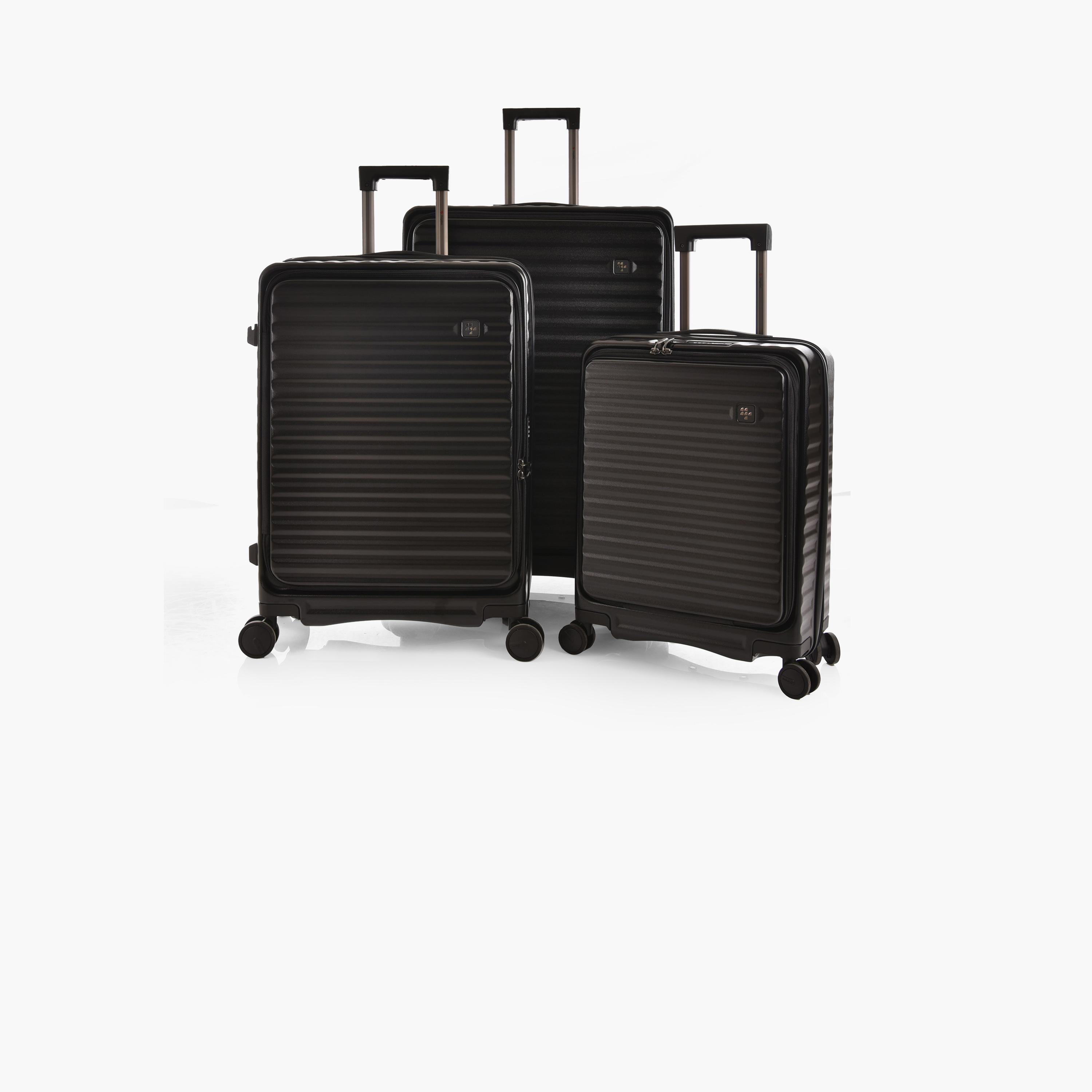 Magellan Set of 3 Polycarbonate with ABS Hardcase 4-Wheeler Spinner Trolley Bag with TSA Lock | MF001/3P-travel-luggagesandbags-luggage-image-1
