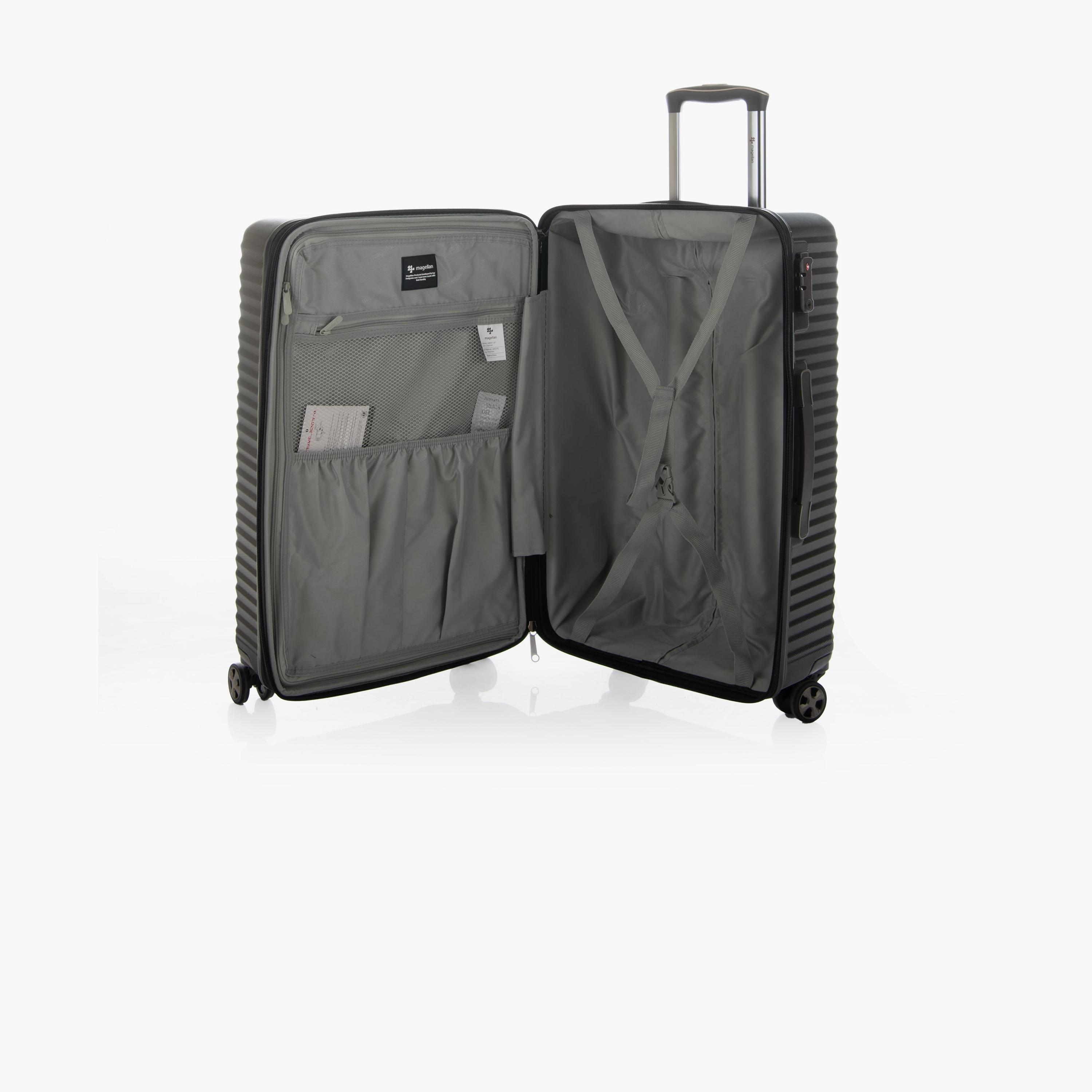 Magellan Set of 3 Polycarbonate with ABS Hardcase 4-Wheeler Spinner Trolley Bag with TSA Lock | GB001/3P-travel-luggagesandbags-luggage-image-6