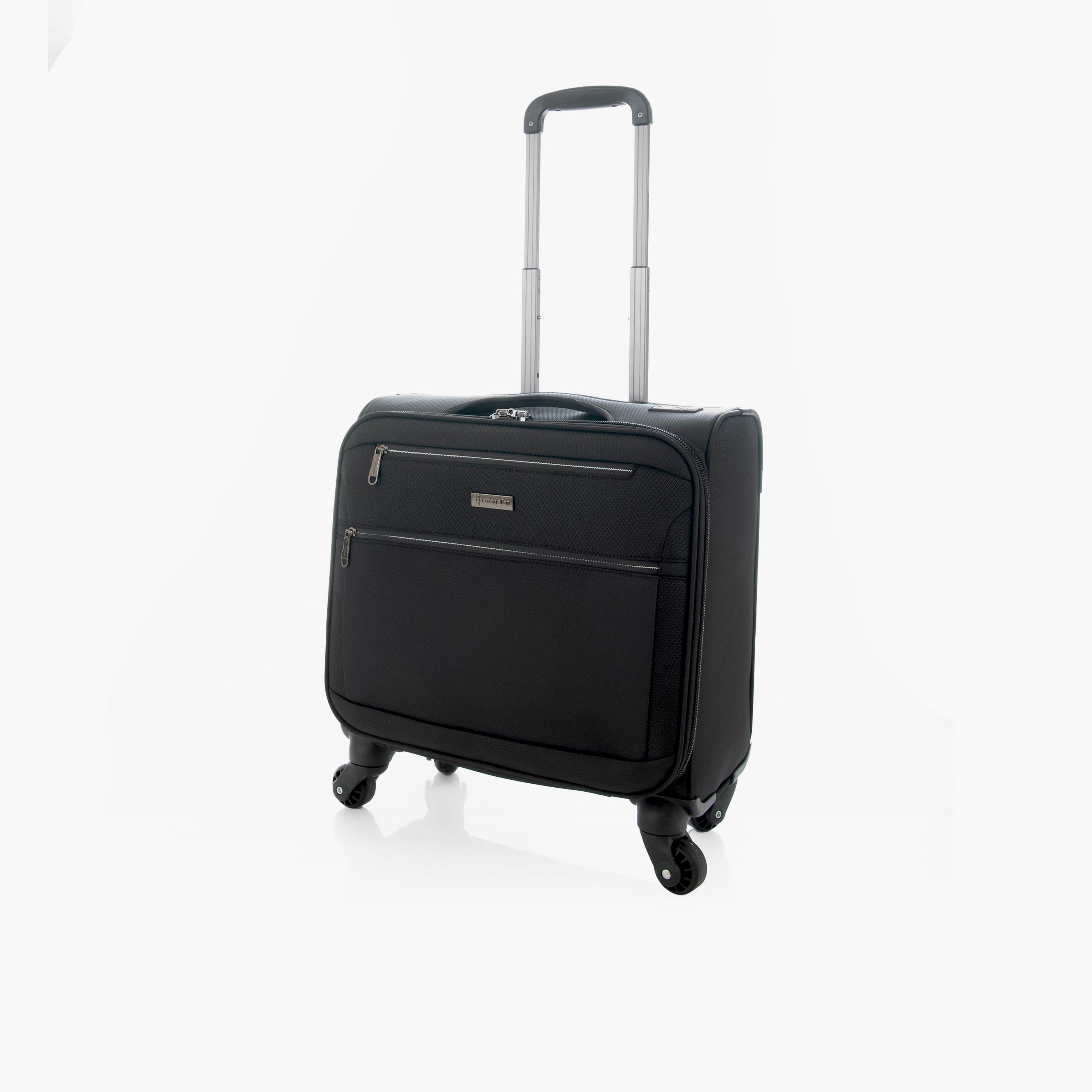 Magellan 45 CM Small Cabin Textile Softcase 4-Wheeler Spinner Trolley Bag with Combination Lock | 8237-17-travel-luggagesandbags-luggage-image-5