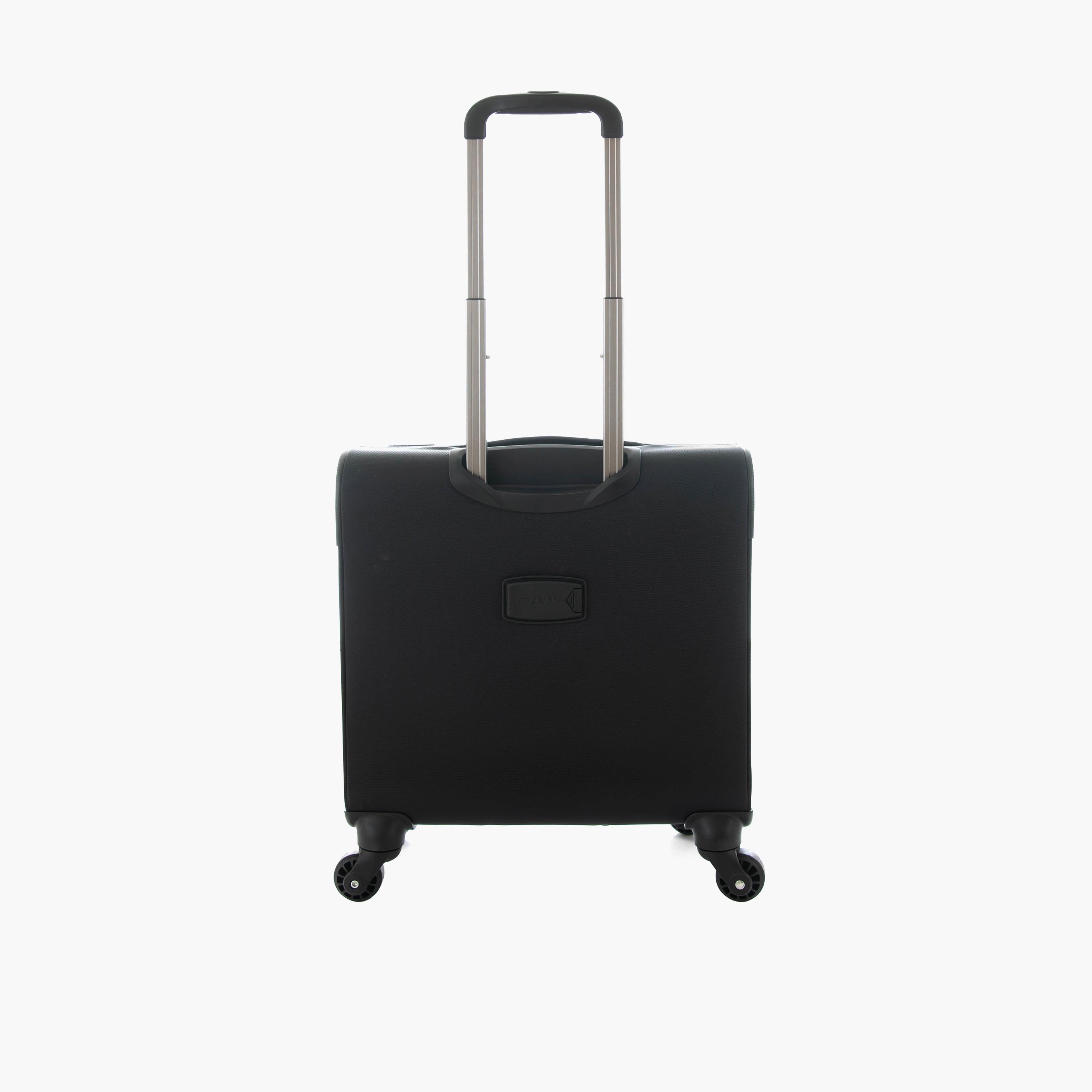Magellan 45 CM Small Cabin Textile Softcase 4-Wheeler Spinner Trolley Bag with Combination Lock | 8237-17-travel-luggagesandbags-luggage-image-9