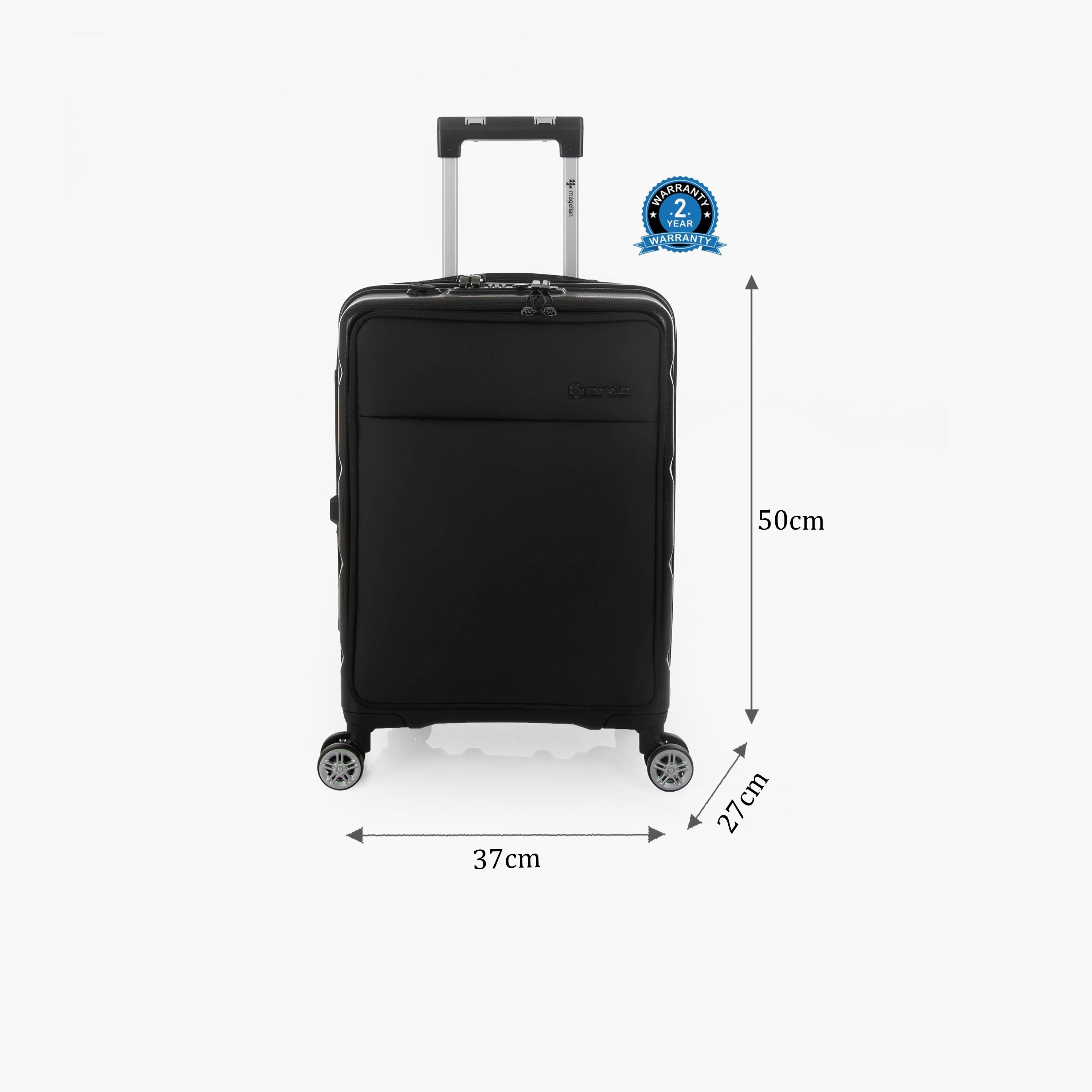 Magellan 50 CM Small Cabin Polypropylene Hardcase 4-Wheeler Spinner Trolley Bag with TSA Lock | IC21-RB-20-travel-luggagesandbags-luggage-image-2