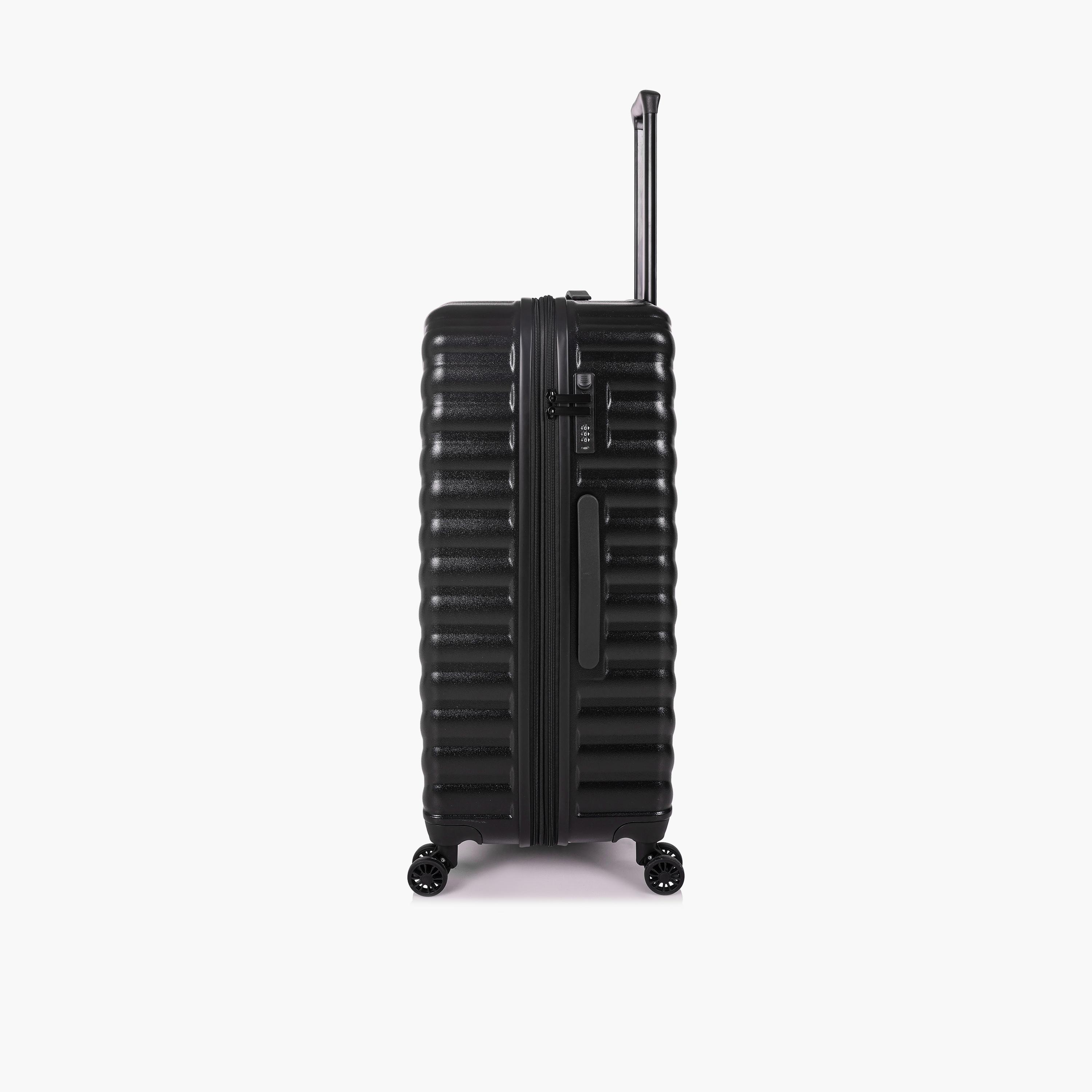 Track Set of 3 ABS Hardcase 4-Wheeler Spinner Trolley Bag with Combination Lock | 4013/3P-travel-luggagesandbags-luggage-image-7