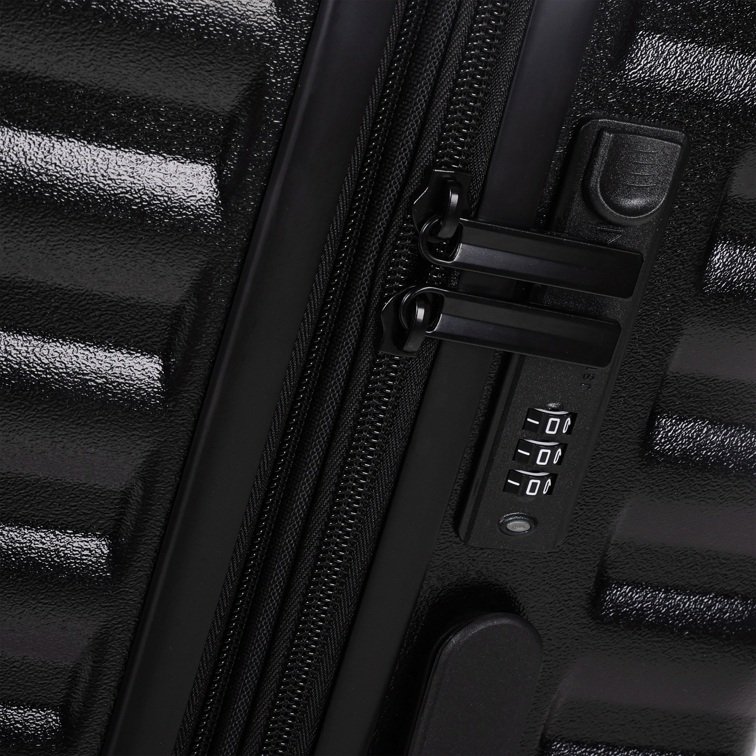 Track Set of 3 ABS Hardcase 4-Wheeler Spinner Trolley Bag with Combination Lock | 4013/3P-travel-luggagesandbags-luggage-image-8