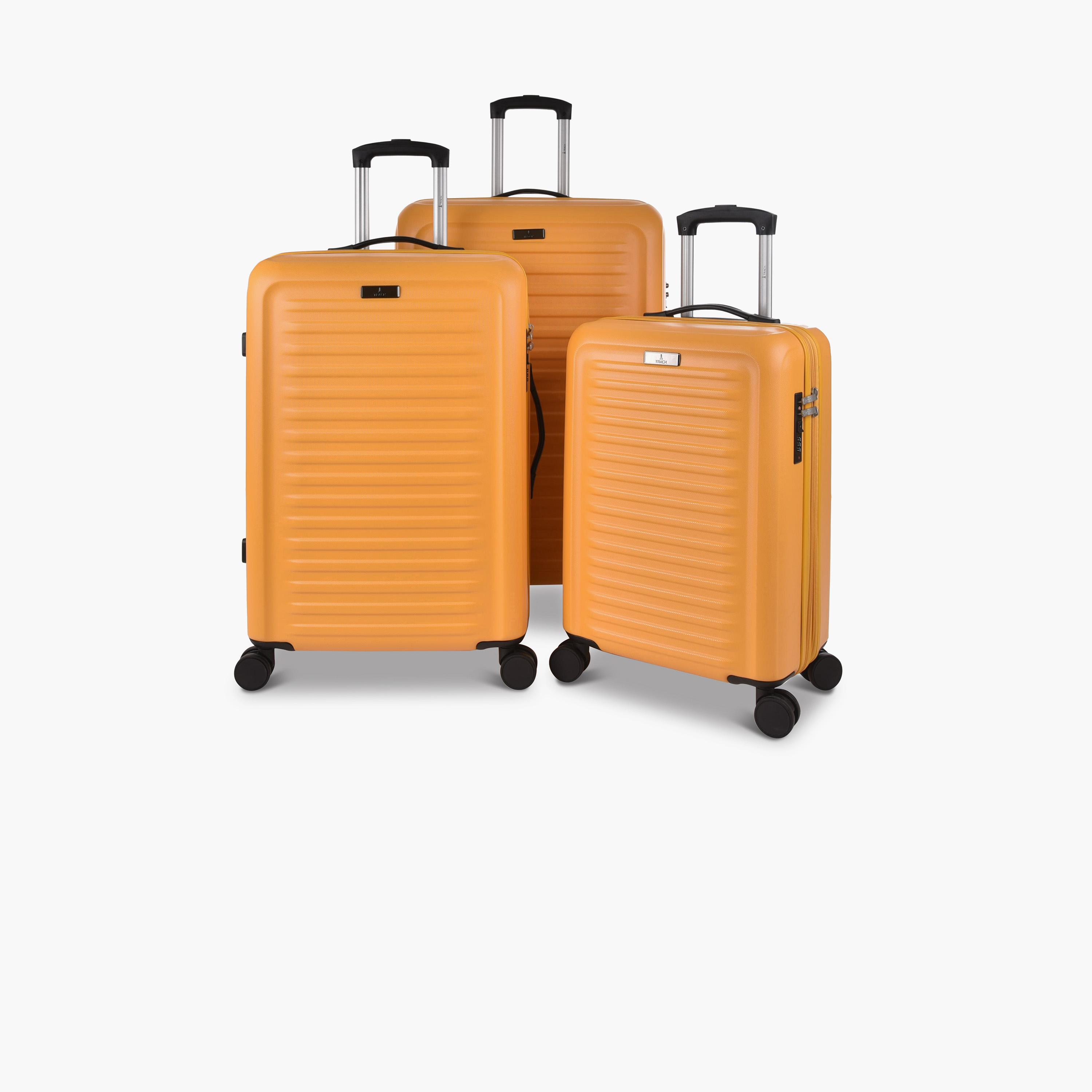 Track Set of 3 ABS Hardcase 4-Wheeler Spinner Trolley Bag with TSA Lock | 2418Y/3P-travel-luggagesandbags-luggage-image-1