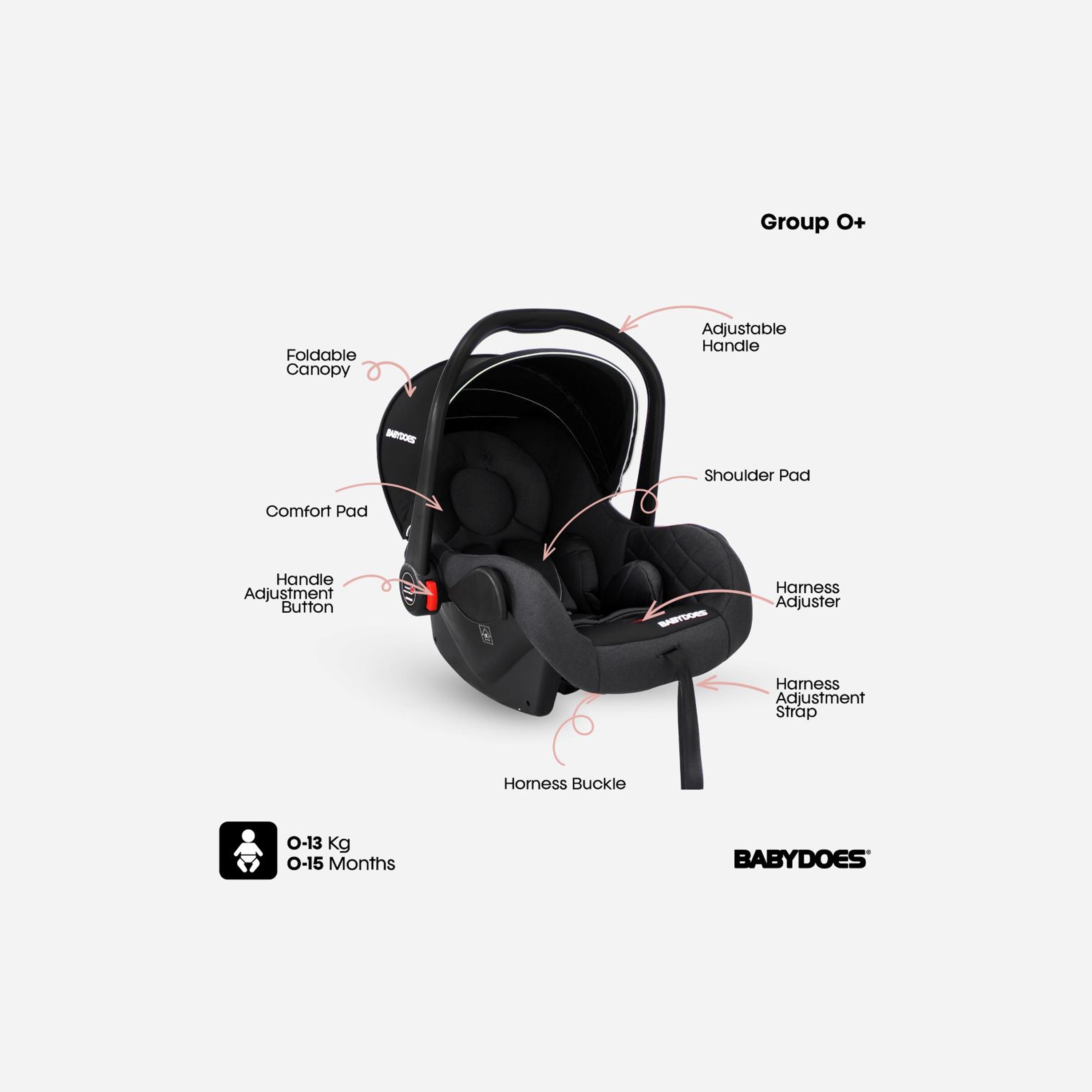 Babydoes CARRIER Travel Car Seat - 0-15 Months-baby-gear-carseats-image-2
