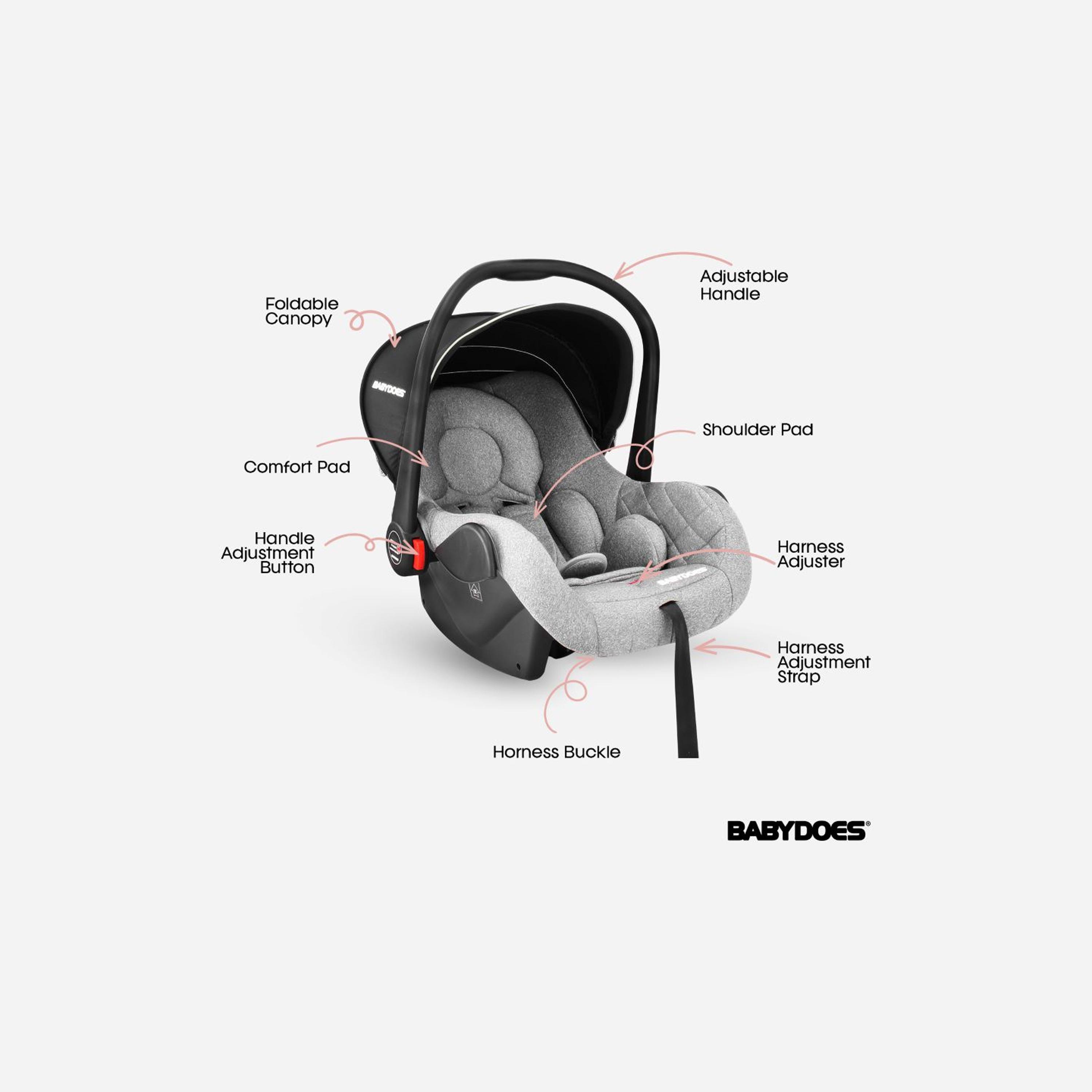 Babydoes CARRIER Travel Car Seat - 0-15 Months-baby-gear-carseats-image-2