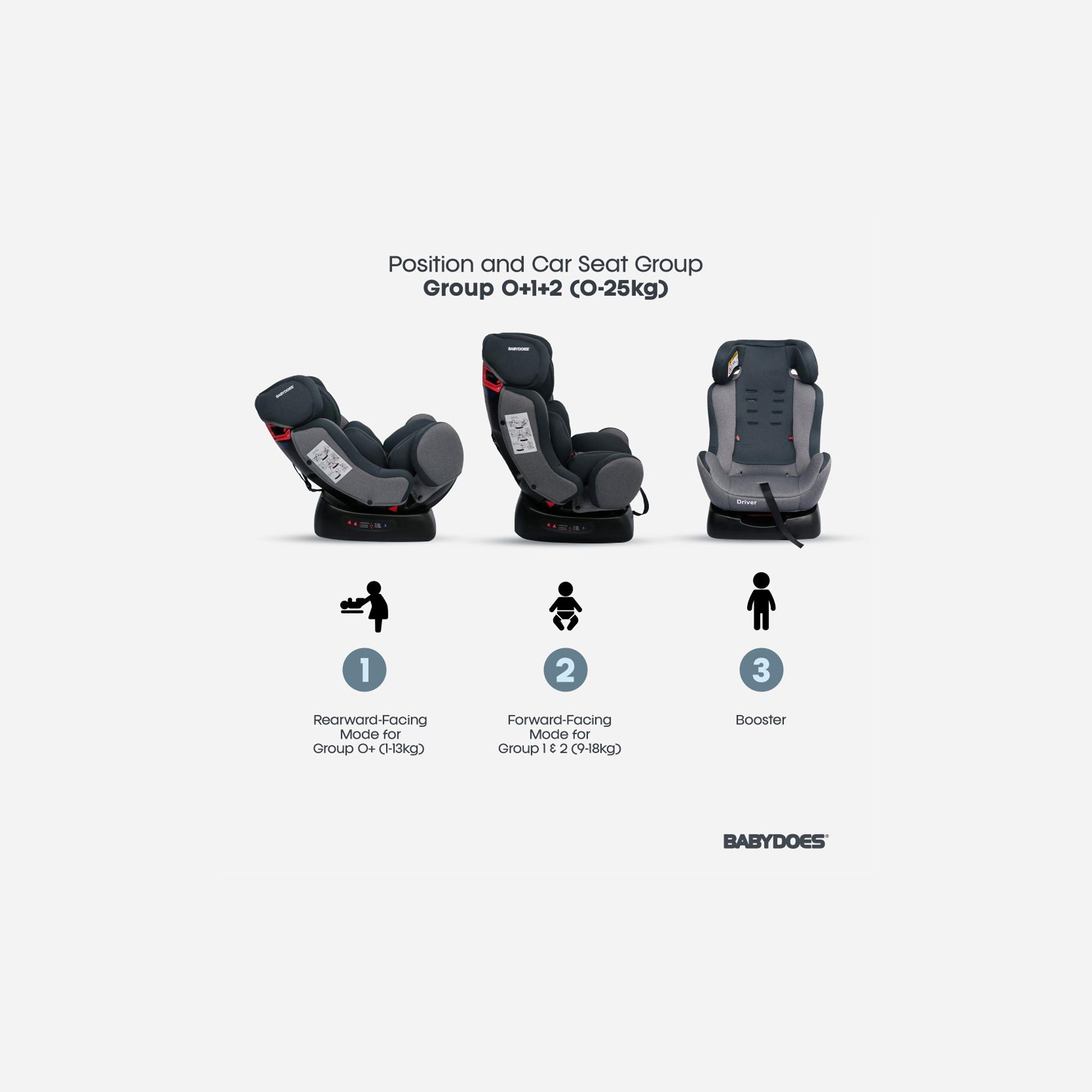Babydoes DRIVER Travel Car Seat - 0-6 Years-baby-gear-carseats-image-4