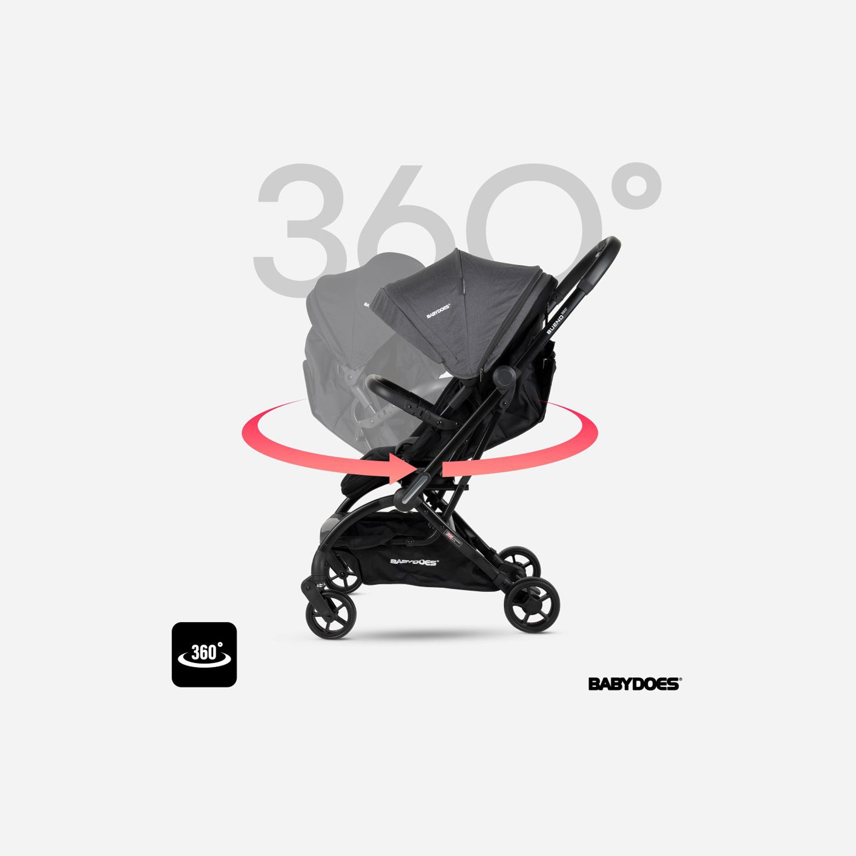 عربة أطفال بوينو 360 بمقعد دوار من بيبيدوز - من عمر 0 إلى 4 سنوات-baby-gear-strollersandprams-strollers-image-4