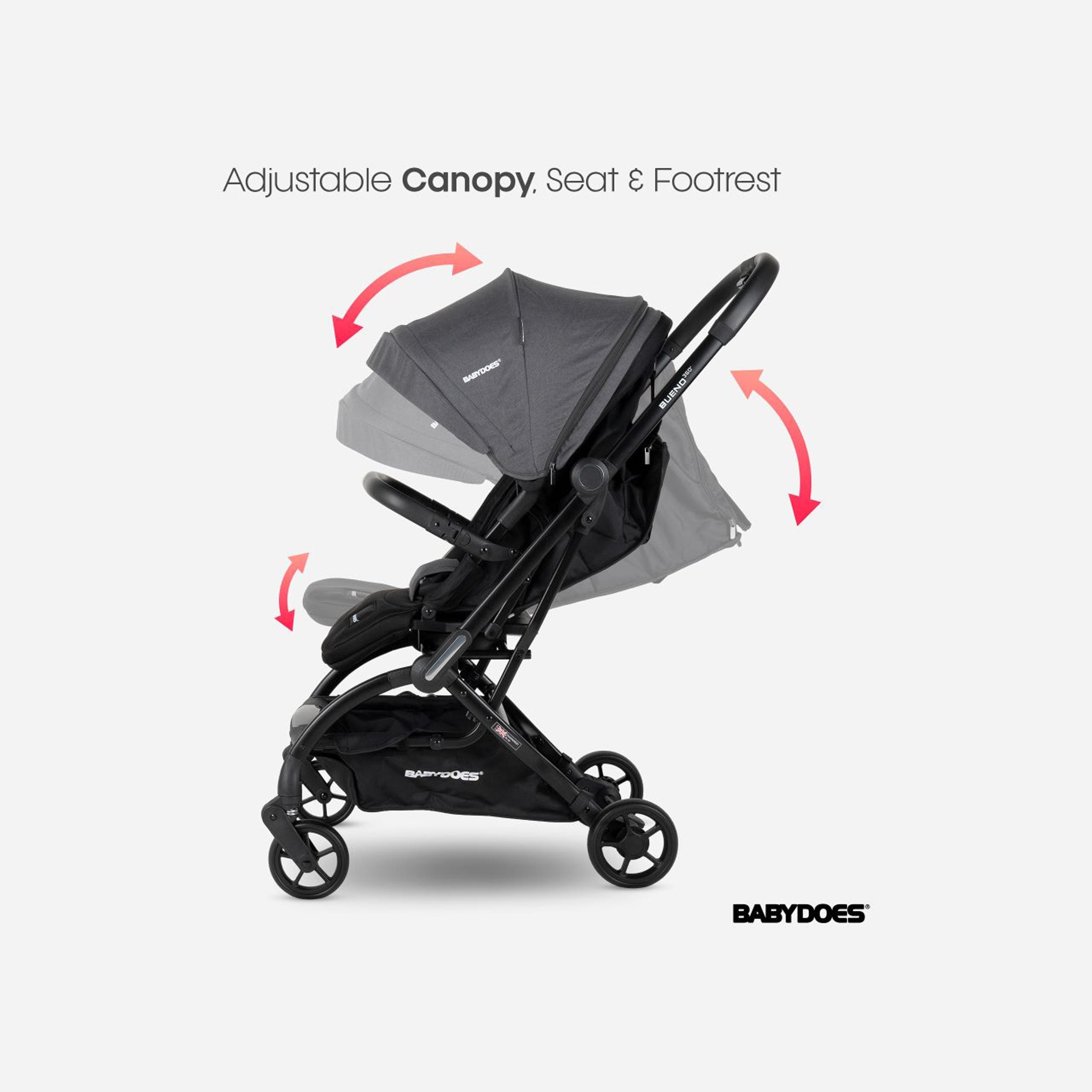 عربة أطفال بوينو 360 بمقعد دوار من بيبيدوز - من عمر 0 إلى 4 سنوات-baby-gear-strollersandprams-strollers-image-3
