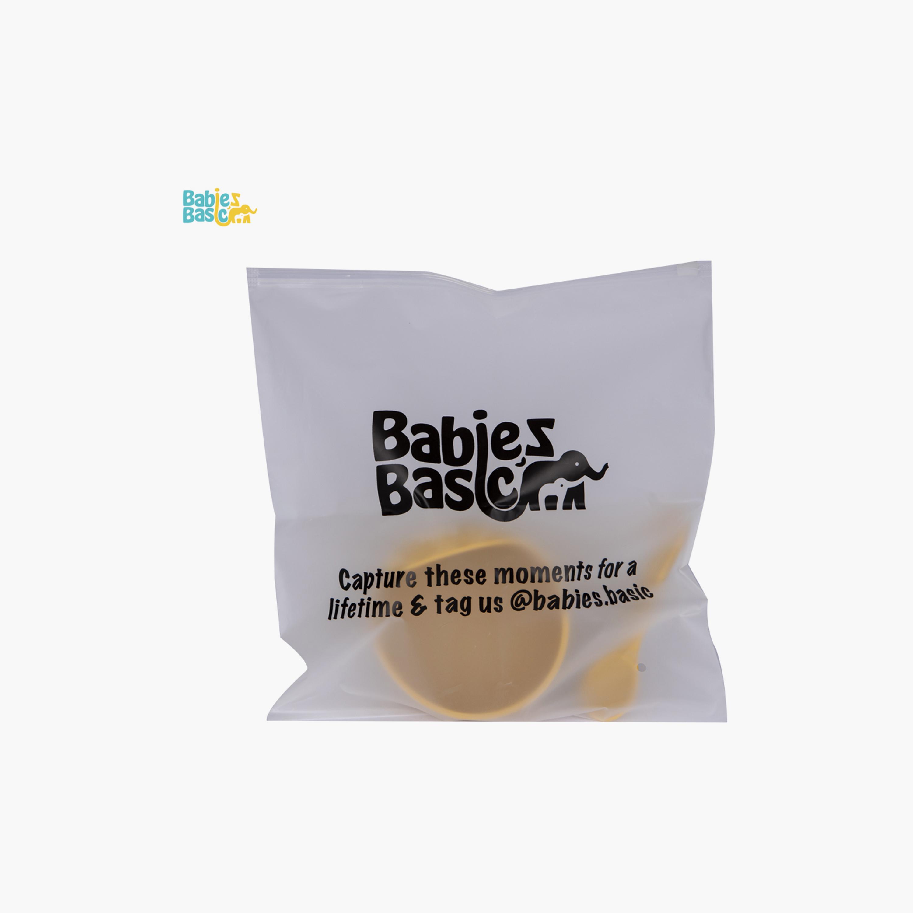 Babies Basic 2-Piece Silicone Suction Bowl & Spoon Feeding Set-baby-feeding-mealtimeessentials-image-5