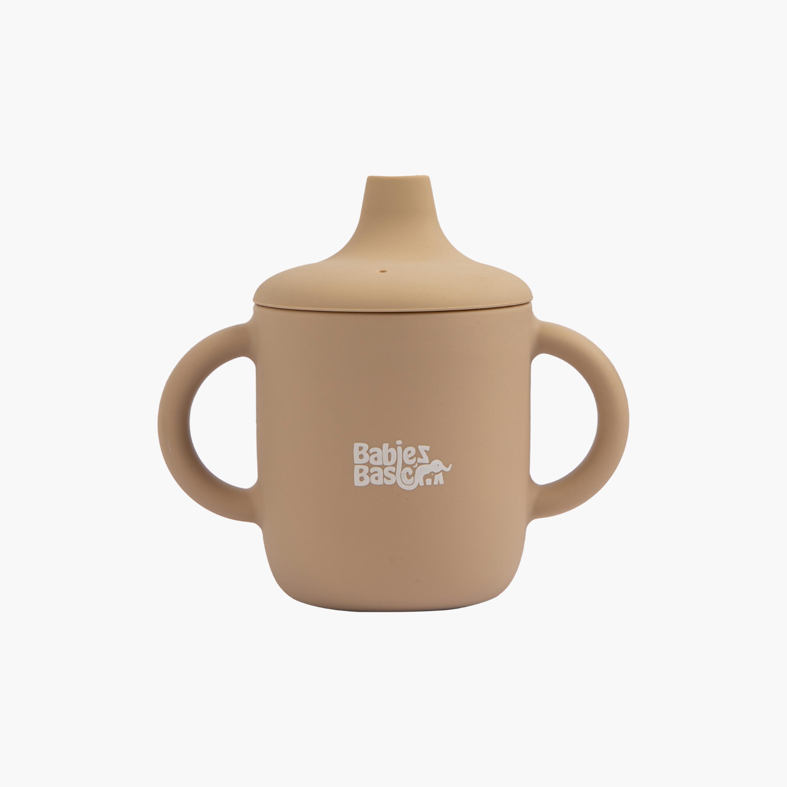 Babies Basic Stage 1 Silicone Trainer Cup with Handles-baby-feeding-mealtimeessentials-image-1