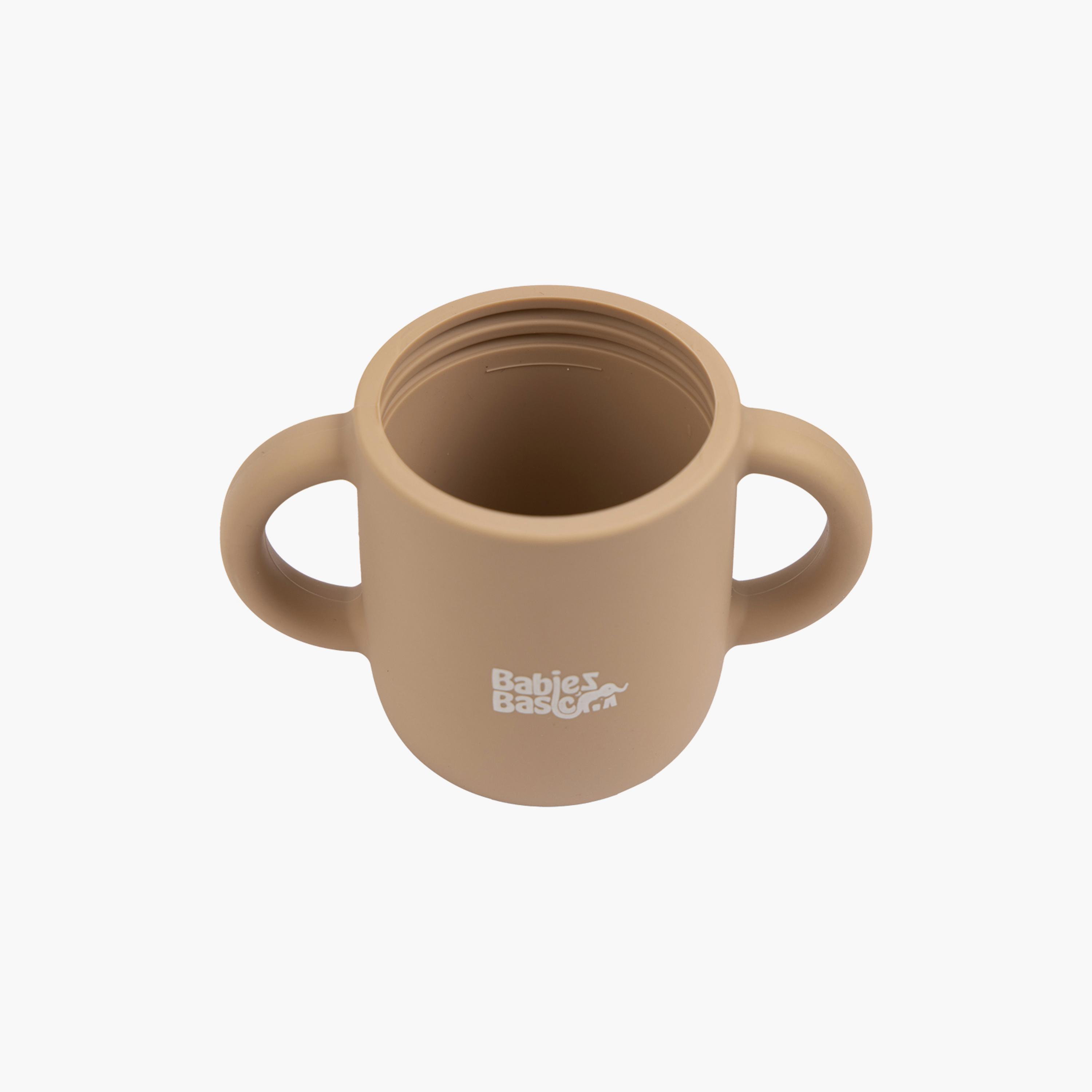 Babies Basic Stage 1 Silicone Trainer Cup with Handles-baby-feeding-mealtimeessentials-image-4