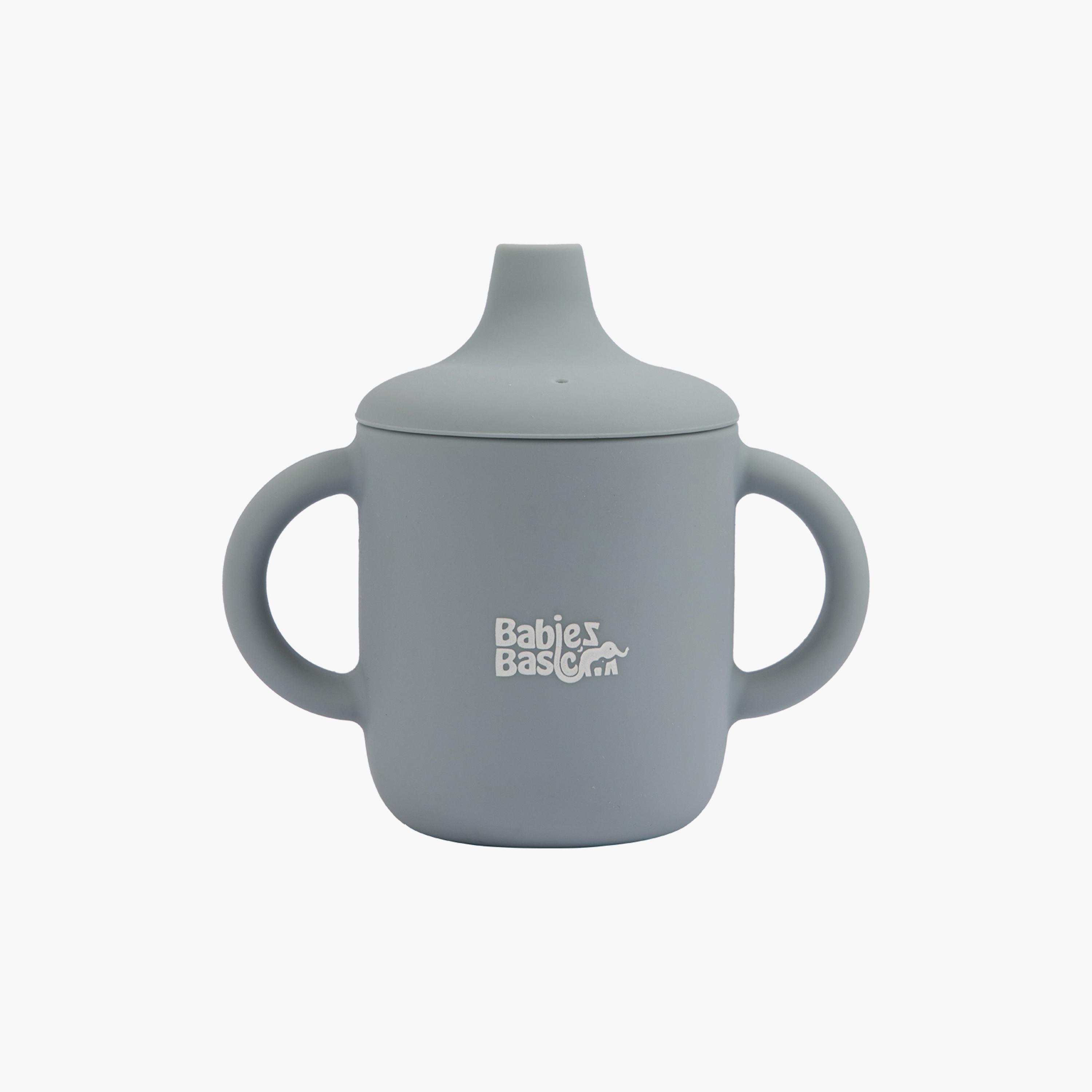 Babies Basic Stage 1 Silicone Trainer Cup with Handles-baby-feeding-mealtimeessentials-image-1