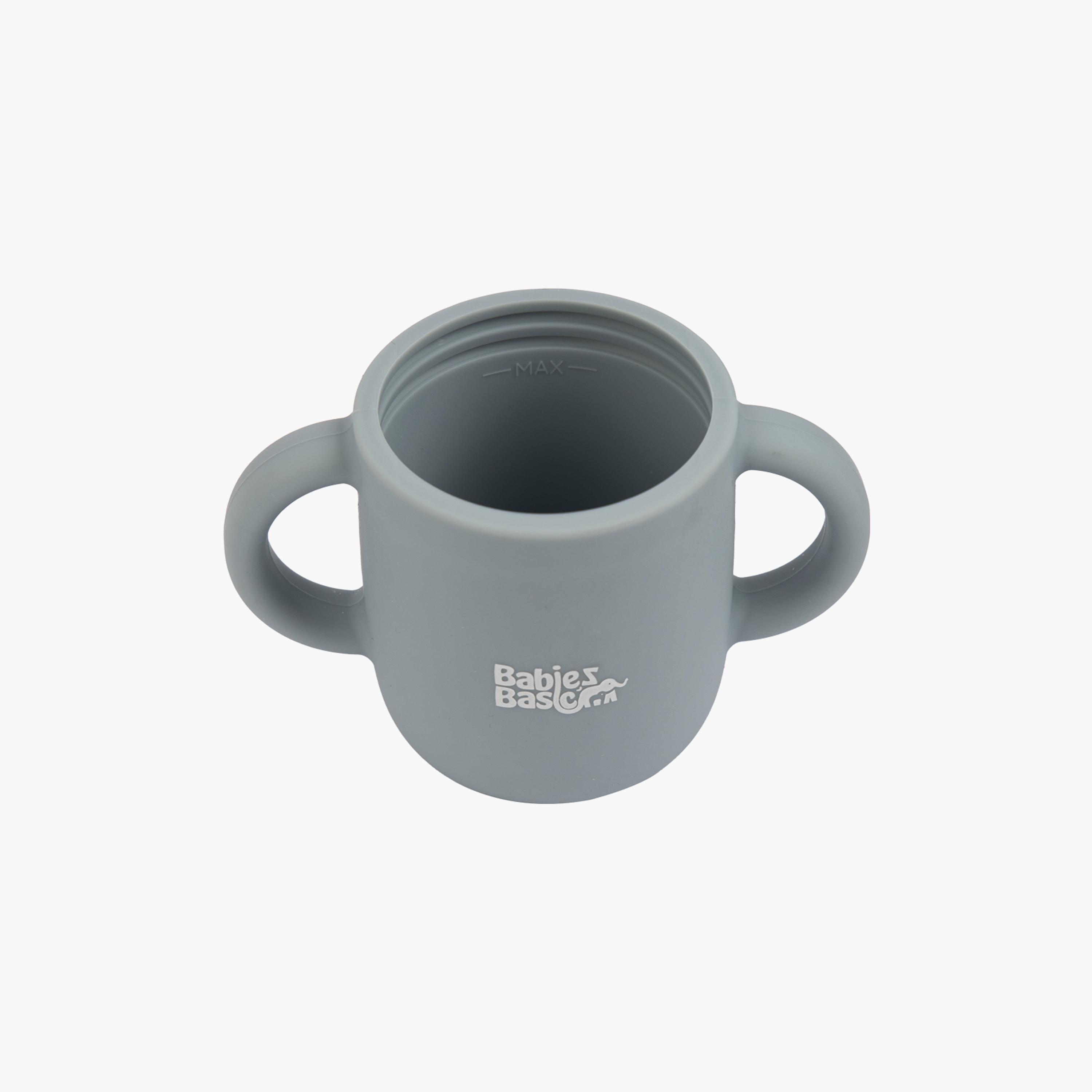 Babies Basic Stage 1 Silicone Trainer Cup with Handles-baby-feeding-mealtimeessentials-image-4