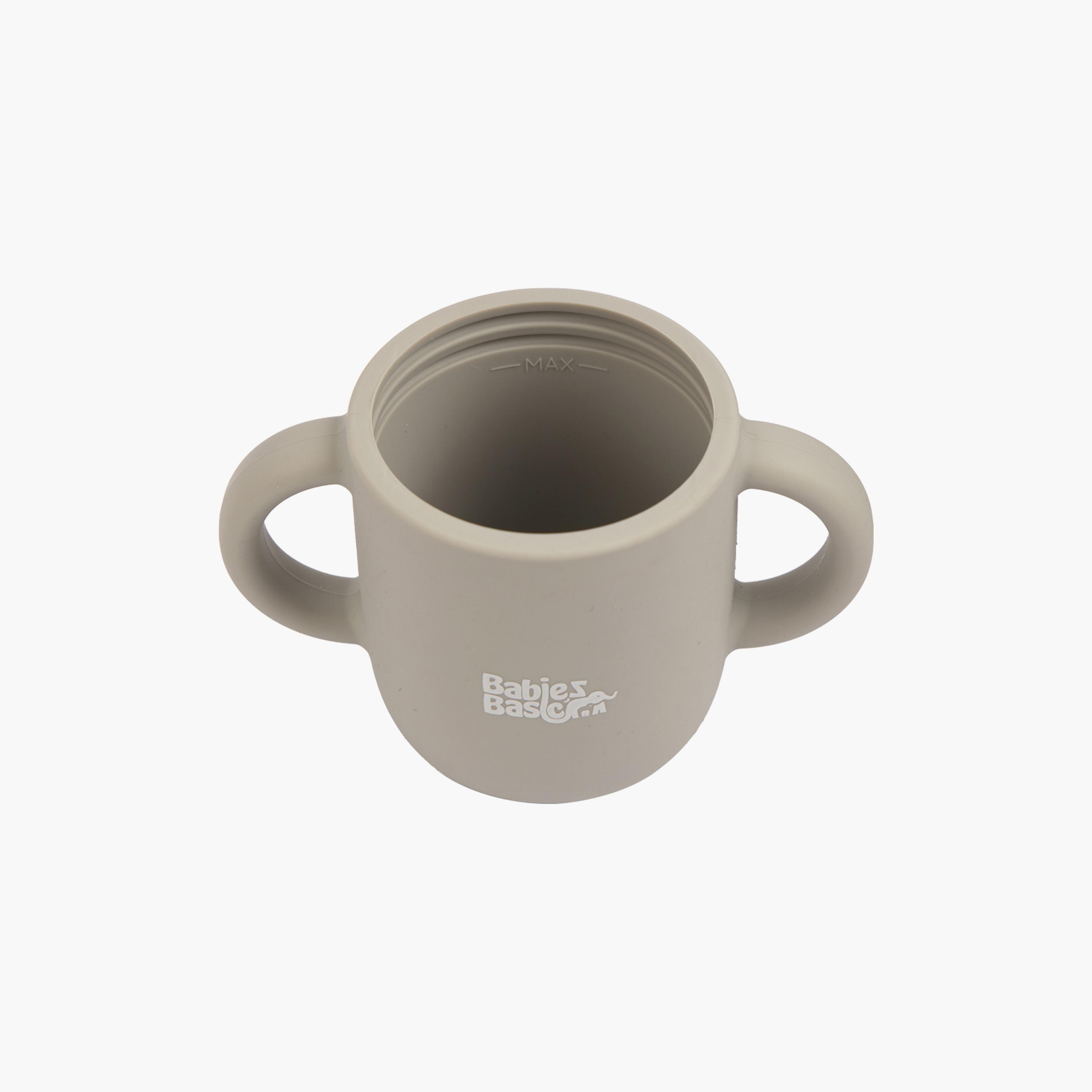 Babies Basic Stage 1 Silicone Trainer Cup with Handles-baby-feeding-mealtimeessentials-image-4