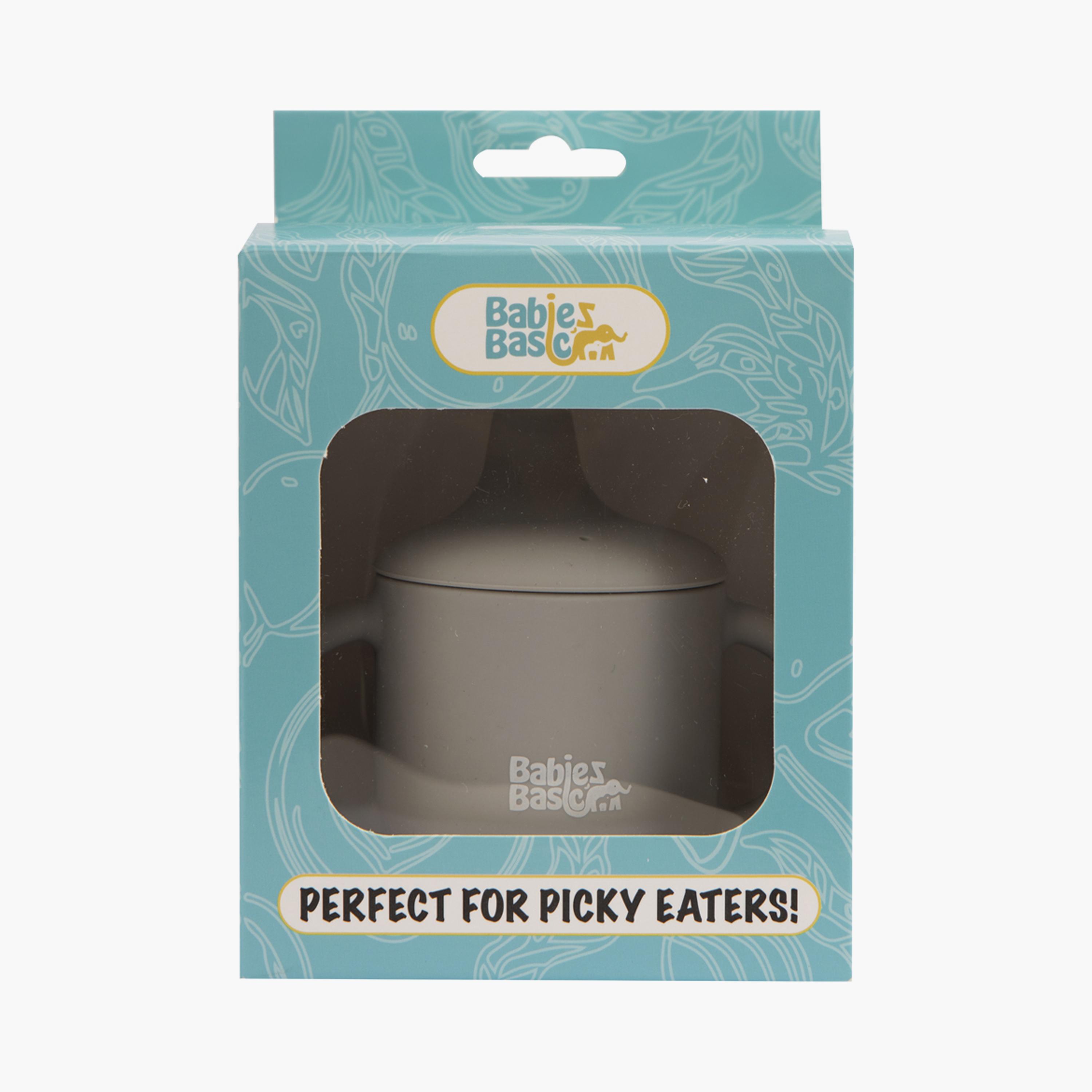 Babies Basic Stage 1 Silicone Trainer Cup with Handles-baby-feeding-mealtimeessentials-image-5