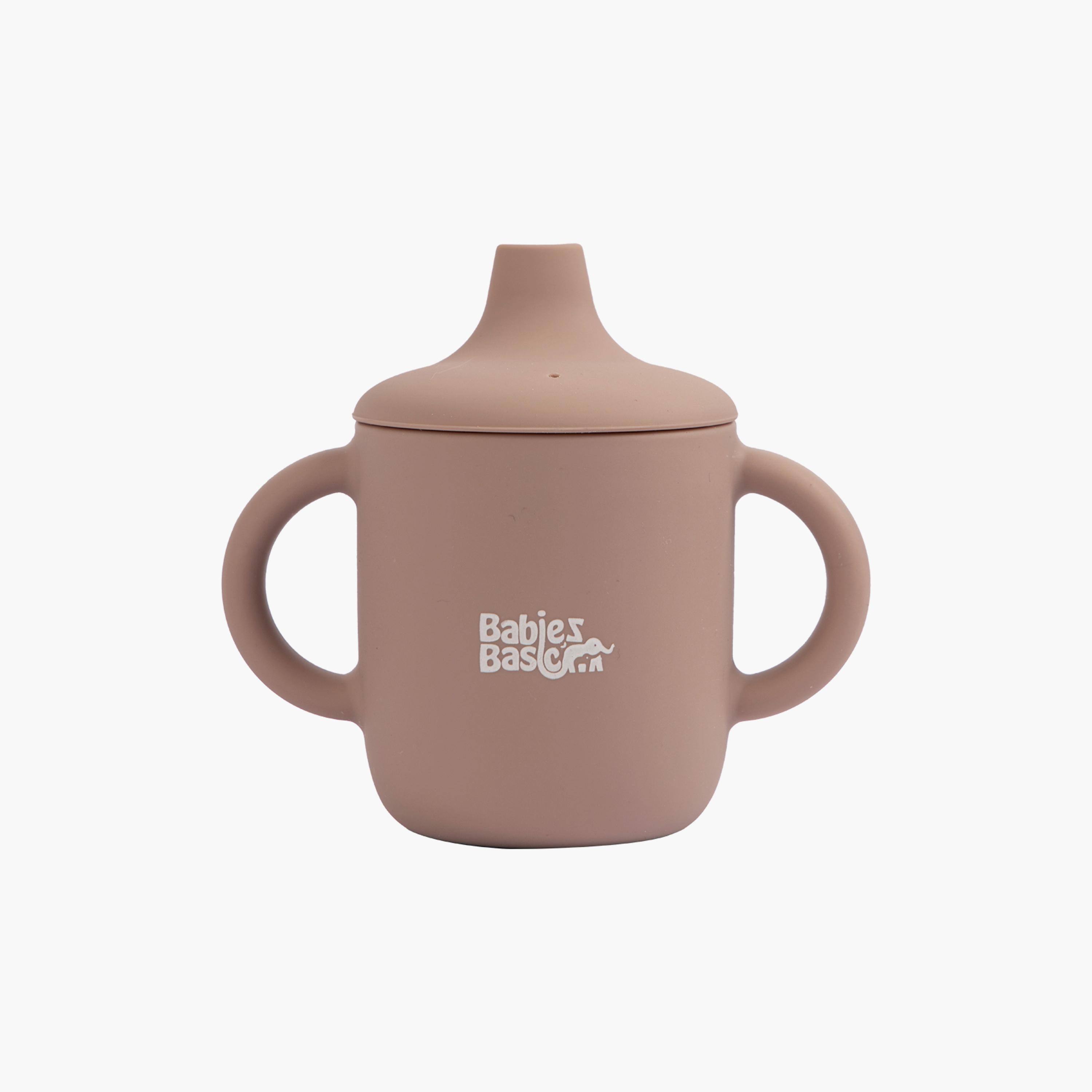 Babies Basic Stage 1 Silicone Trainer Cup with Handles-baby-feeding-mealtimeessentials-image-1