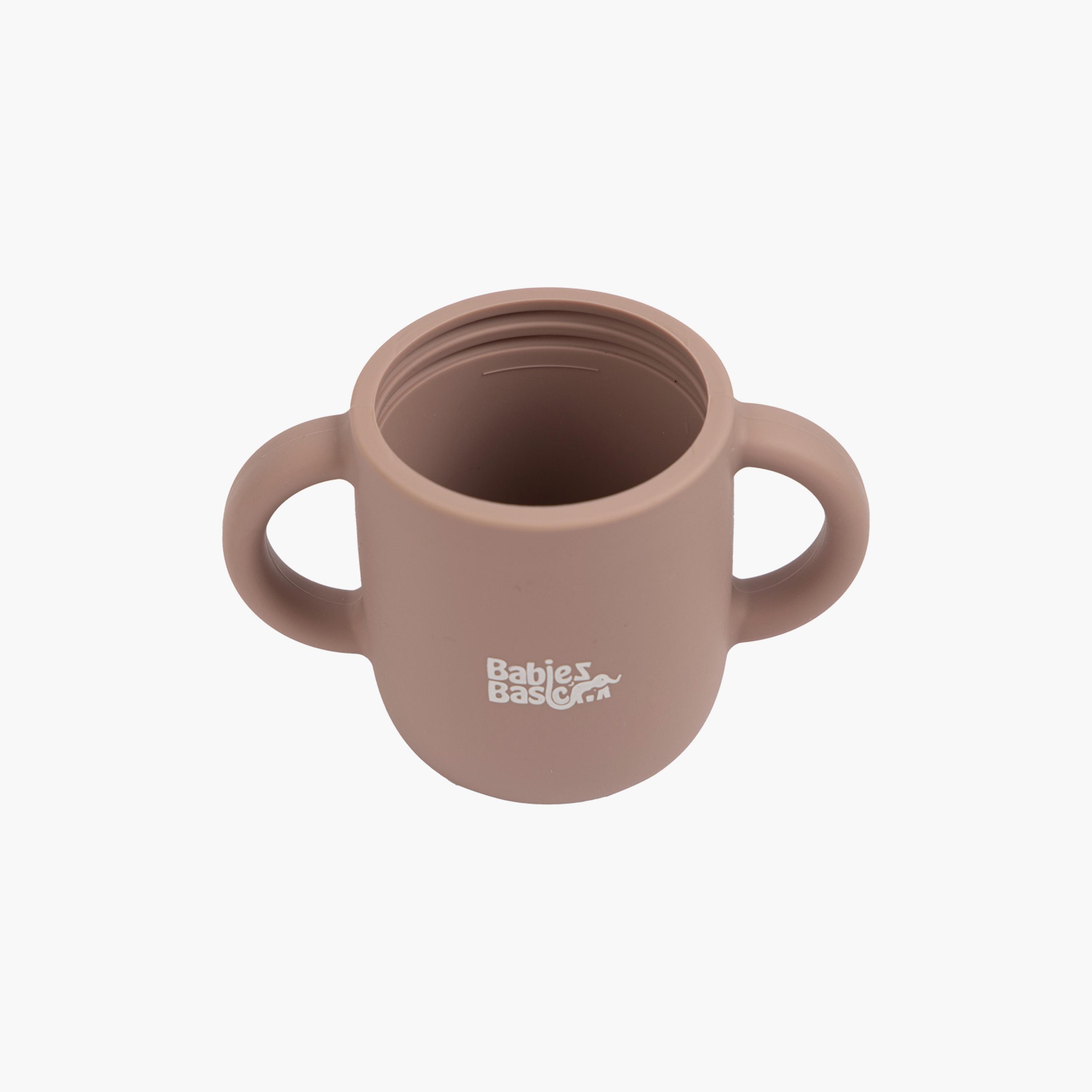 Babies Basic Stage 1 Silicone Trainer Cup with Handles-baby-feeding-mealtimeessentials-image-4