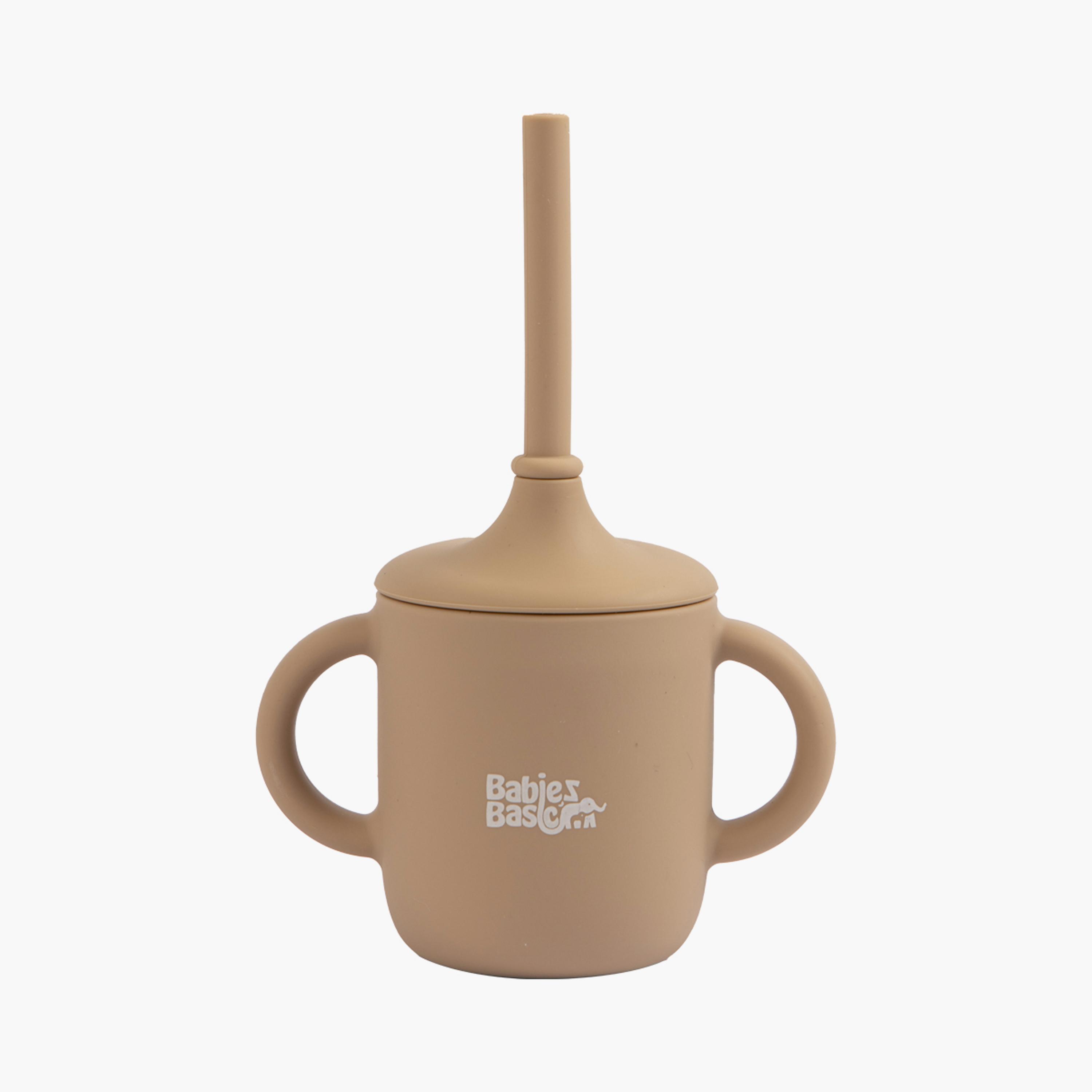 Babies Basic Stage 2 Silicone Trainer Cup with Handles-baby-feeding-mealtimeessentials-image-1