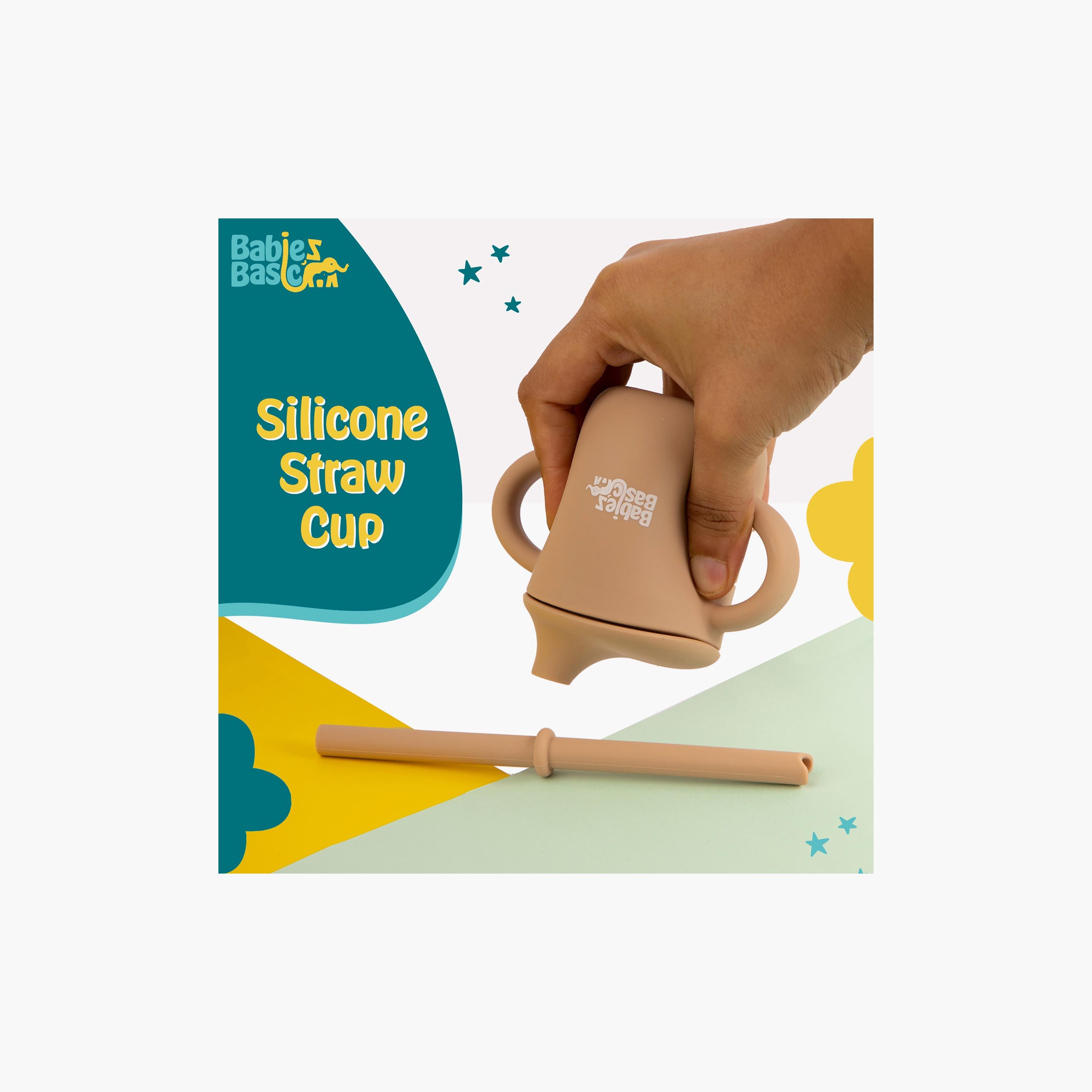 Babies Basic Stage 2 Silicone Trainer Cup with Handles-baby-feeding-mealtimeessentials-image-2