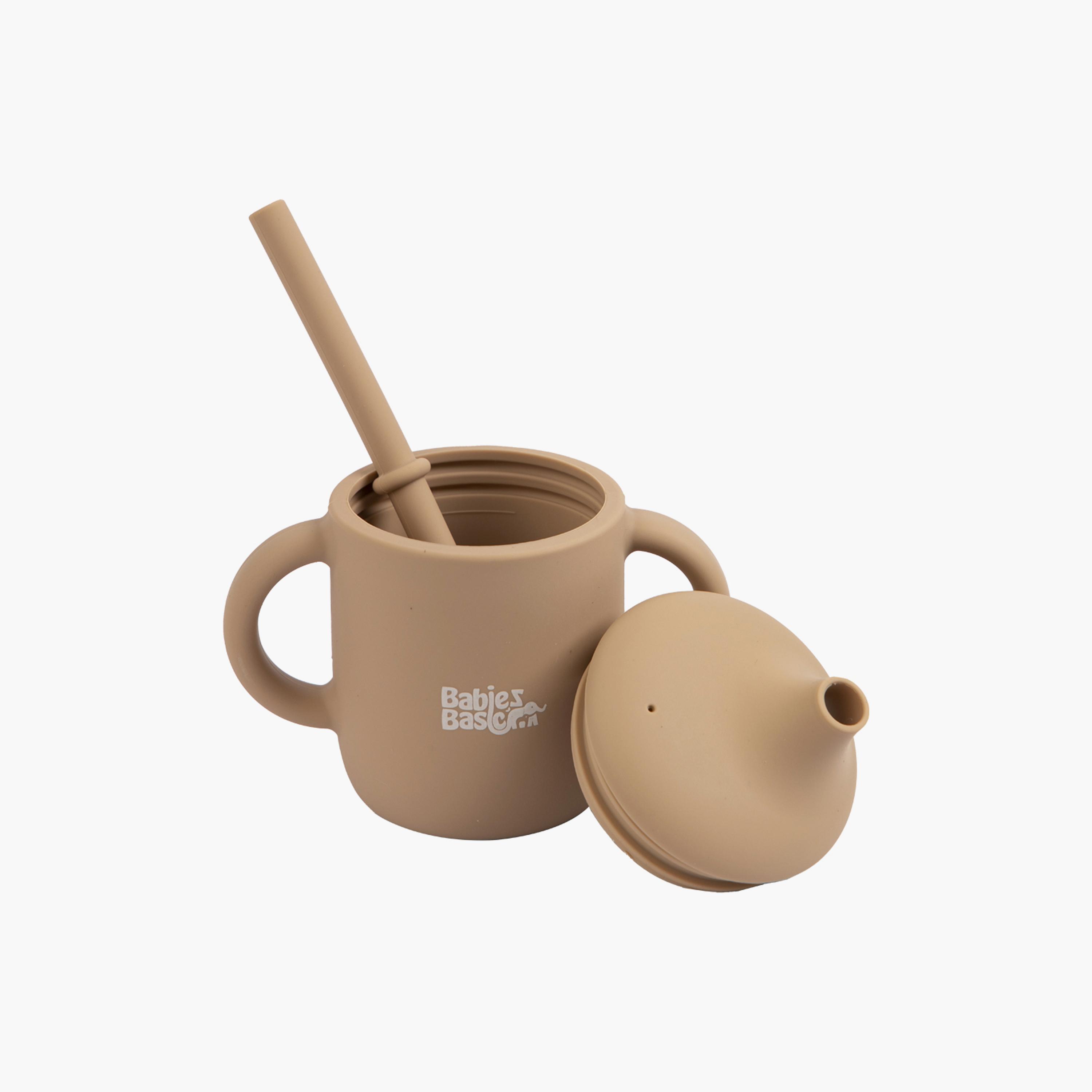 Babies Basic Stage 2 Silicone Trainer Cup with Handles-baby-feeding-mealtimeessentials-image-4