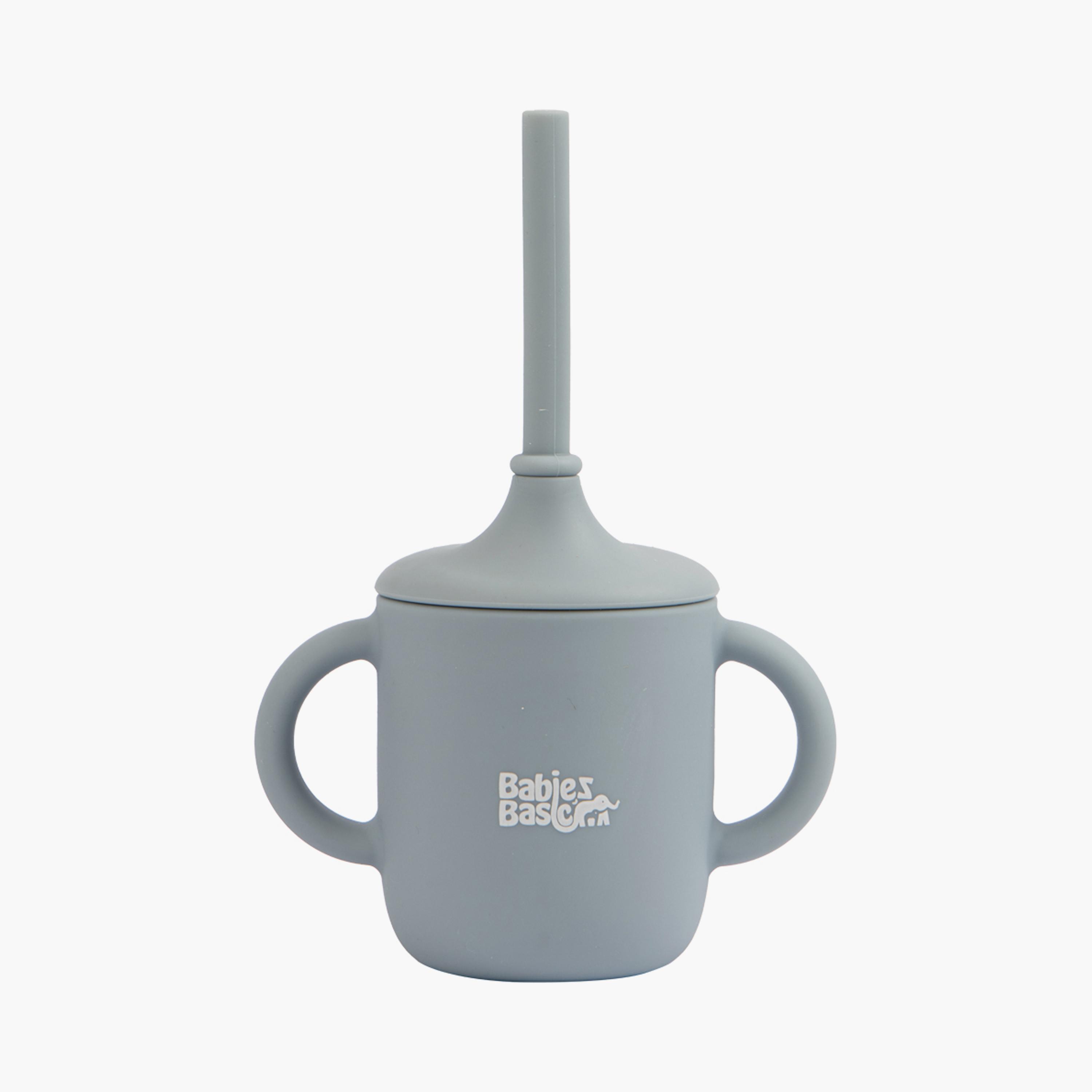 Babies Basic Stage 2 Silicone Trainer Cup with Handles-baby-feeding-mealtimeessentials-image-1