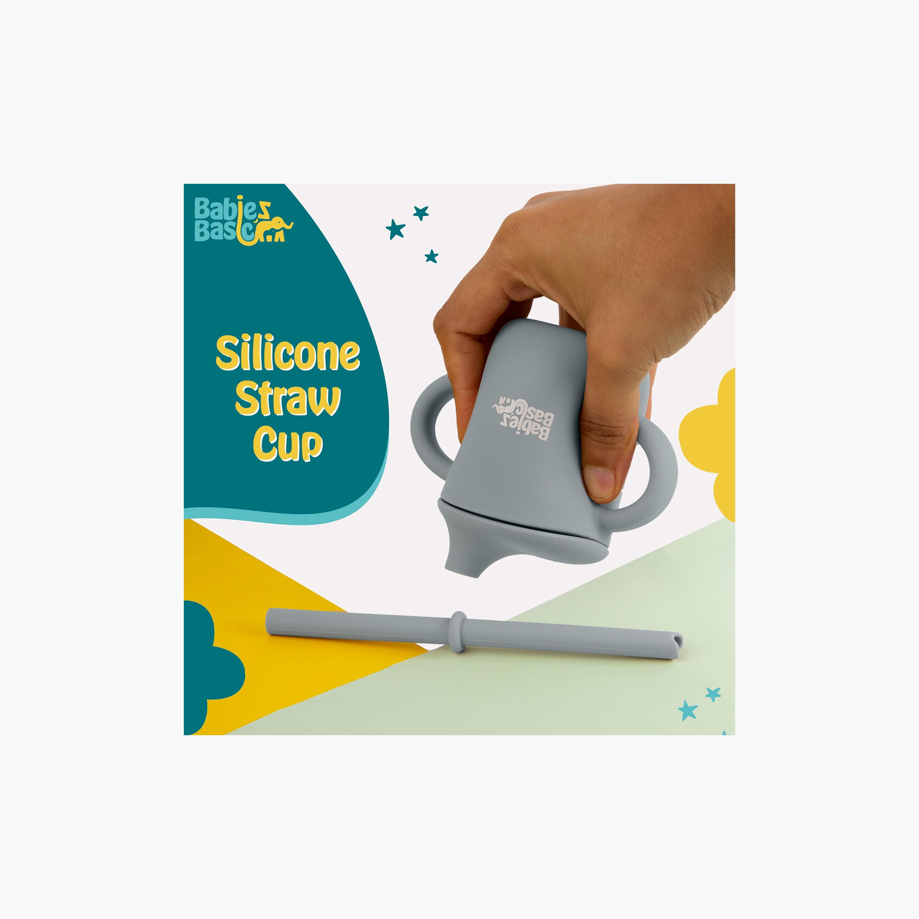 Babies Basic Stage 2 Silicone Trainer Cup with Handles-baby-feeding-mealtimeessentials-image-2