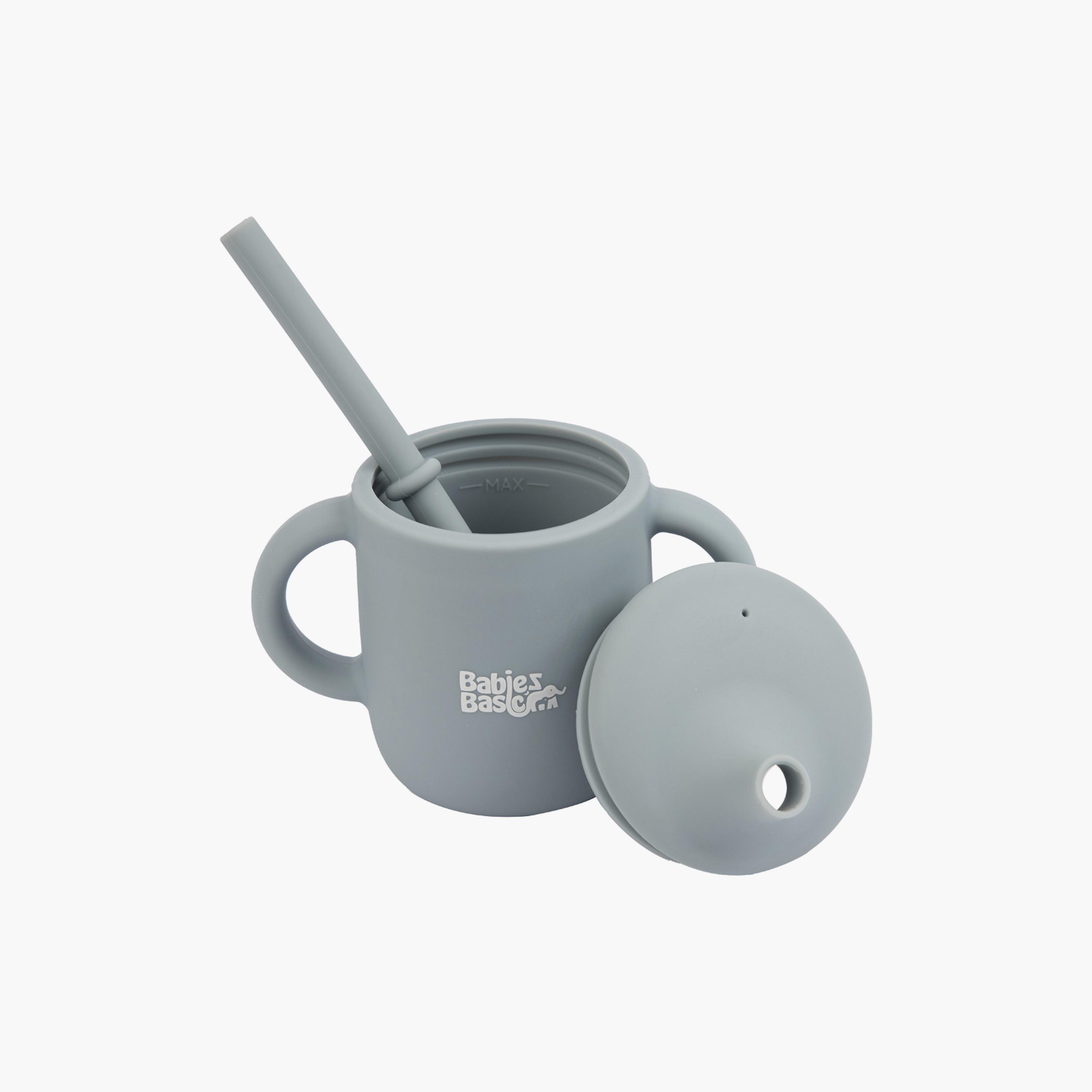 Babies Basic Stage 2 Silicone Trainer Cup with Handles-baby-feeding-mealtimeessentials-image-4