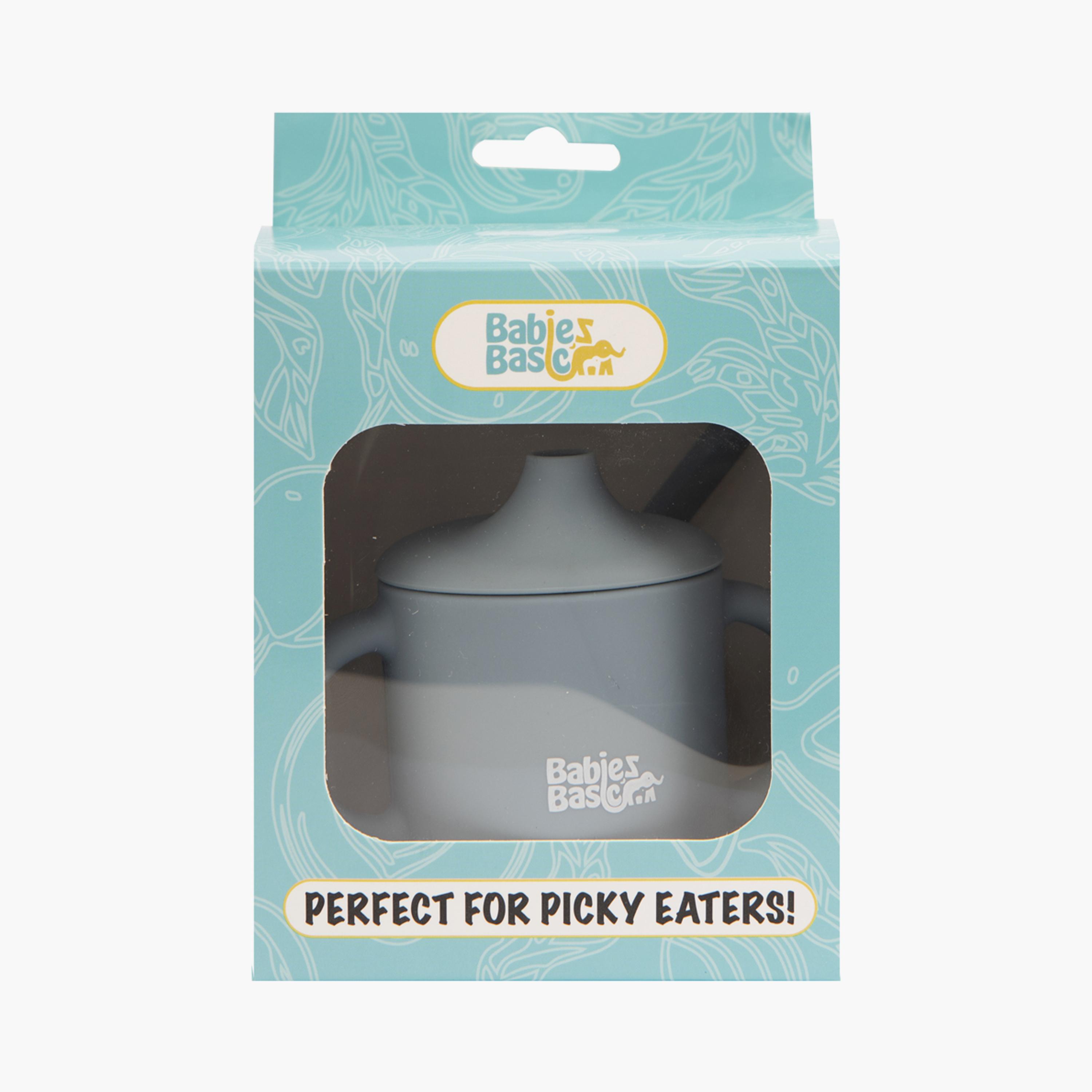 Babies Basic Stage 2 Silicone Trainer Cup with Handles-baby-feeding-mealtimeessentials-image-5