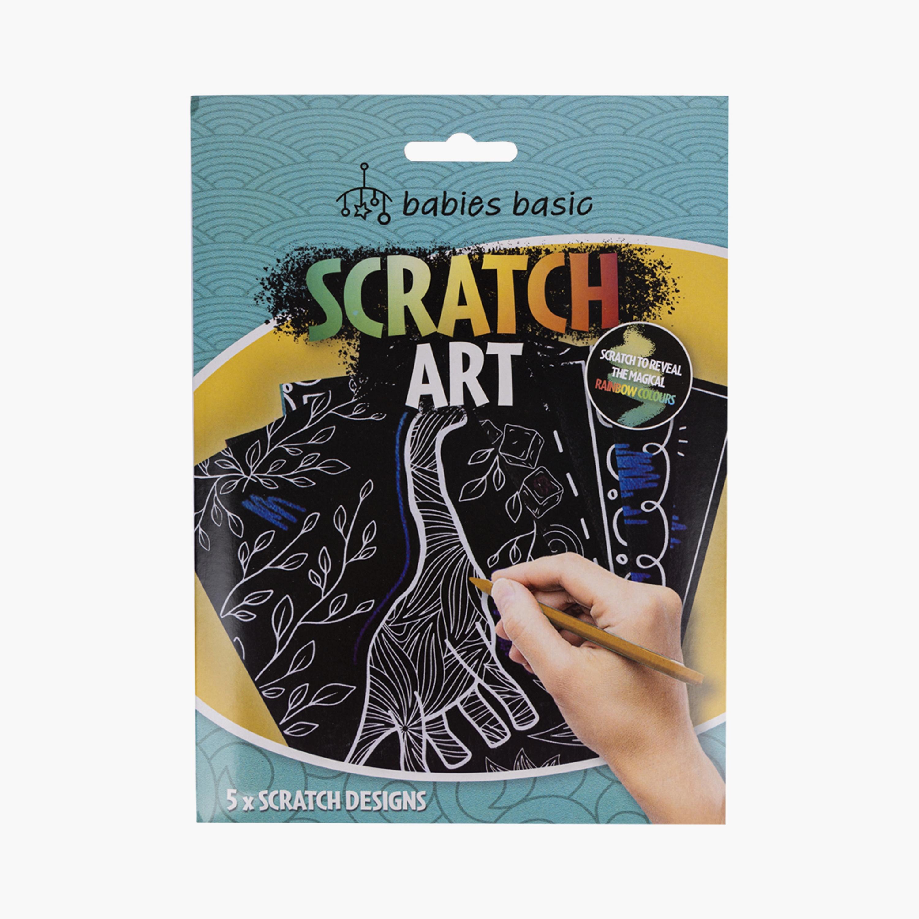 لوحة فنية الخدش السحري من 3 قطع  من بيبيز بيزيك-school-artsandcrafts-image-1