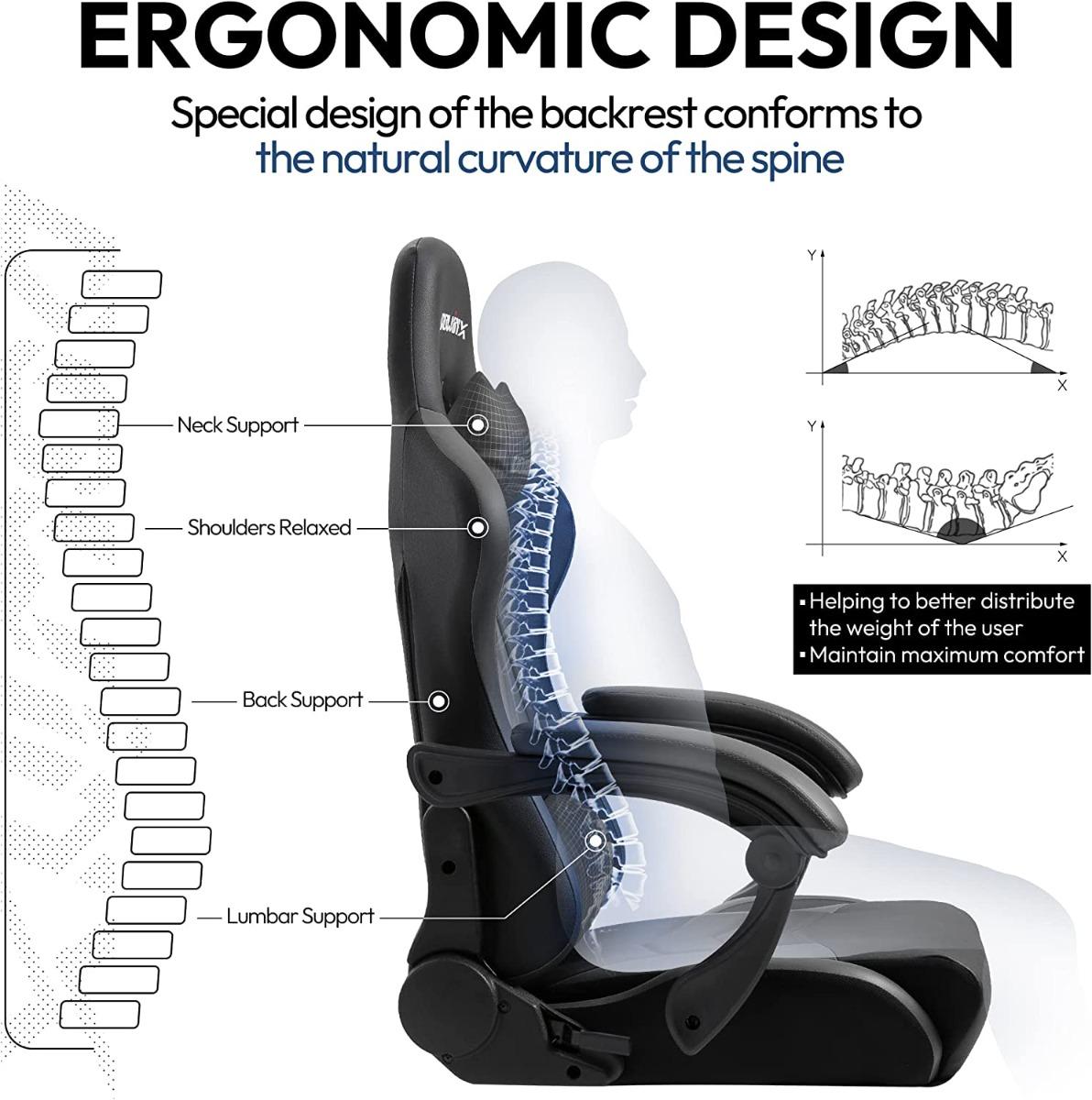 Dowinx Ergonomic Gaming Chair-furniture-livingroom-gameroomfurniture-image-2