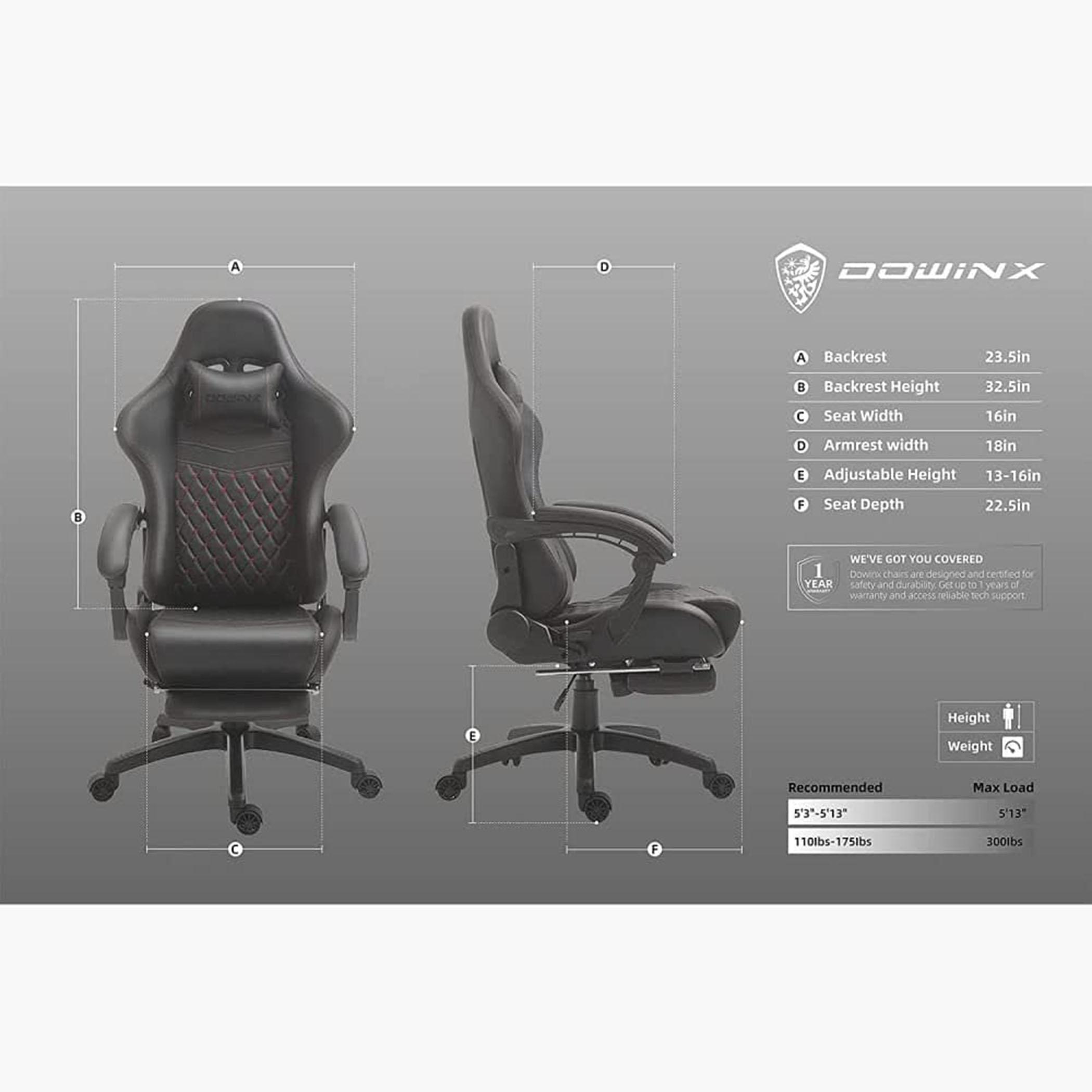 Dowinx Reclining Gaming Chair-furniture-livingroom-gameroomfurniture-image-6