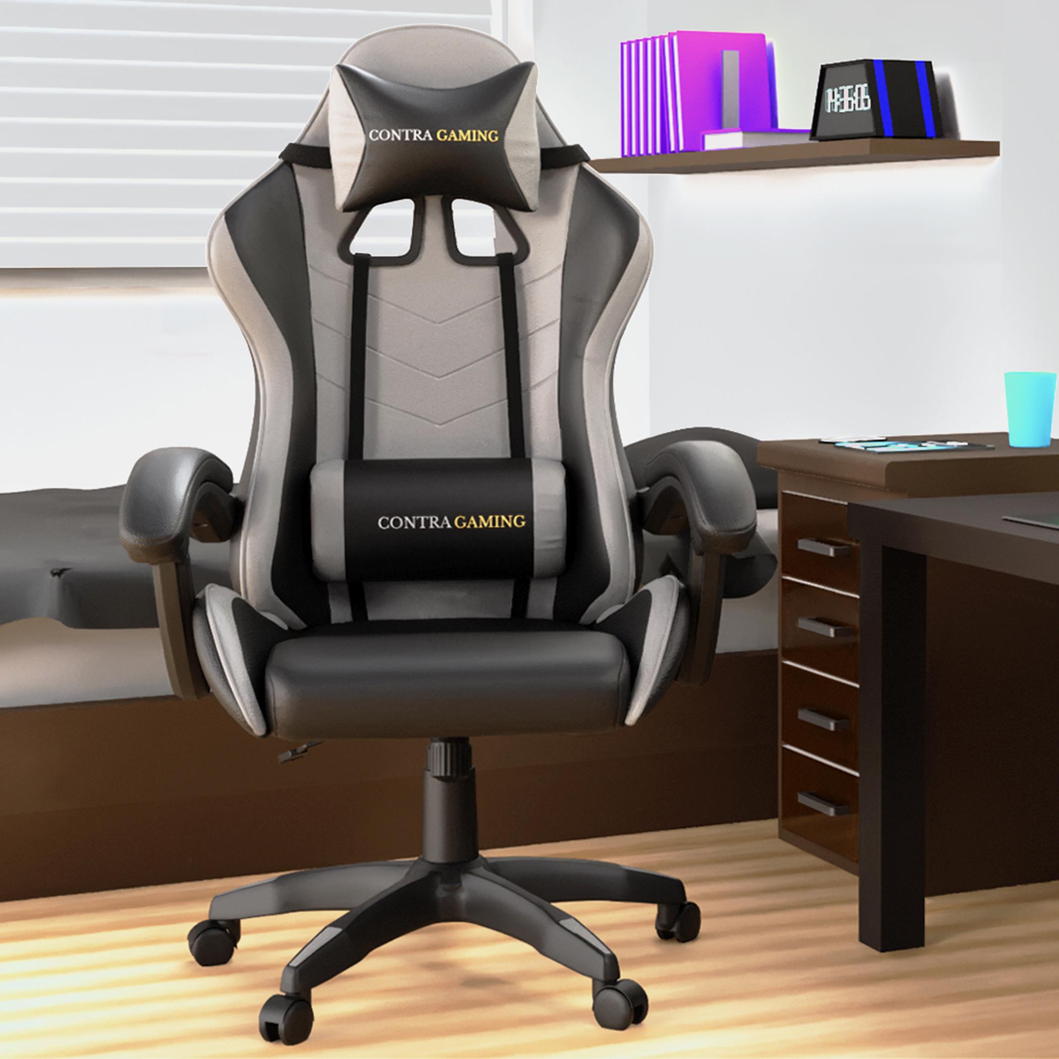 Leather Recliner Gaming Chair-furniture-livingroom-gameroomfurniture-image-4