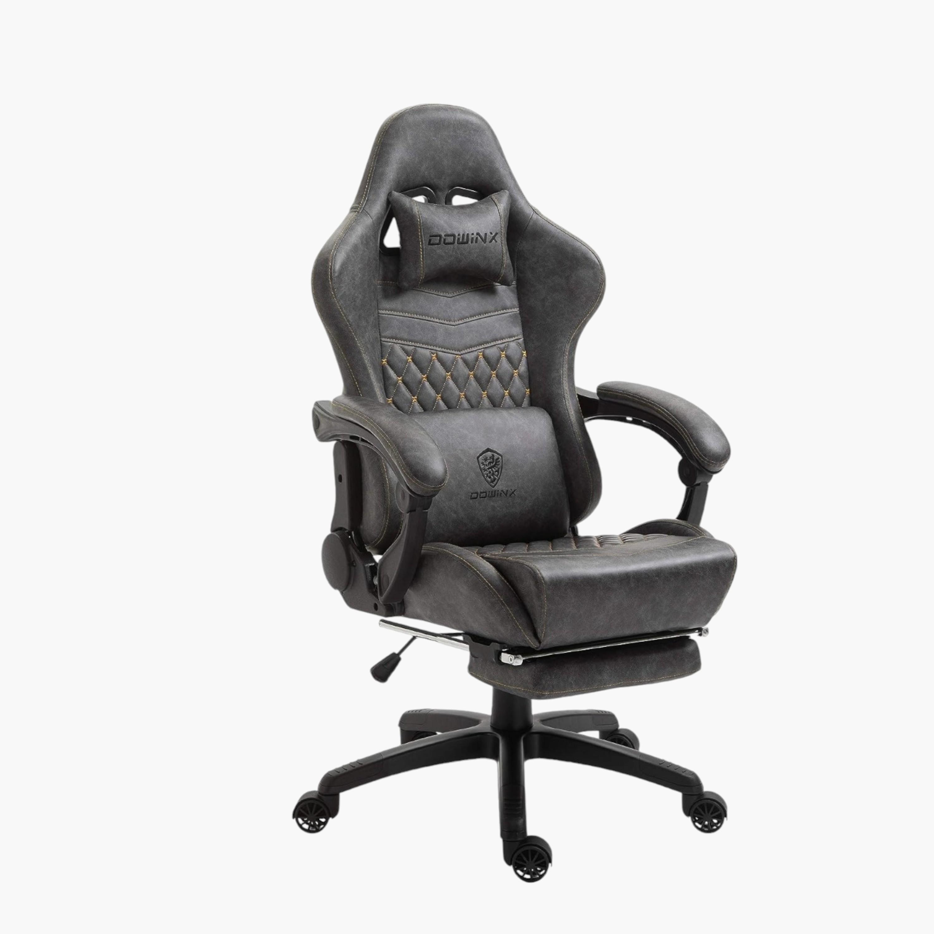 Gaming Chair with Massage Lumbar Support-furniture-livingroom-gameroomfurniture-image-1