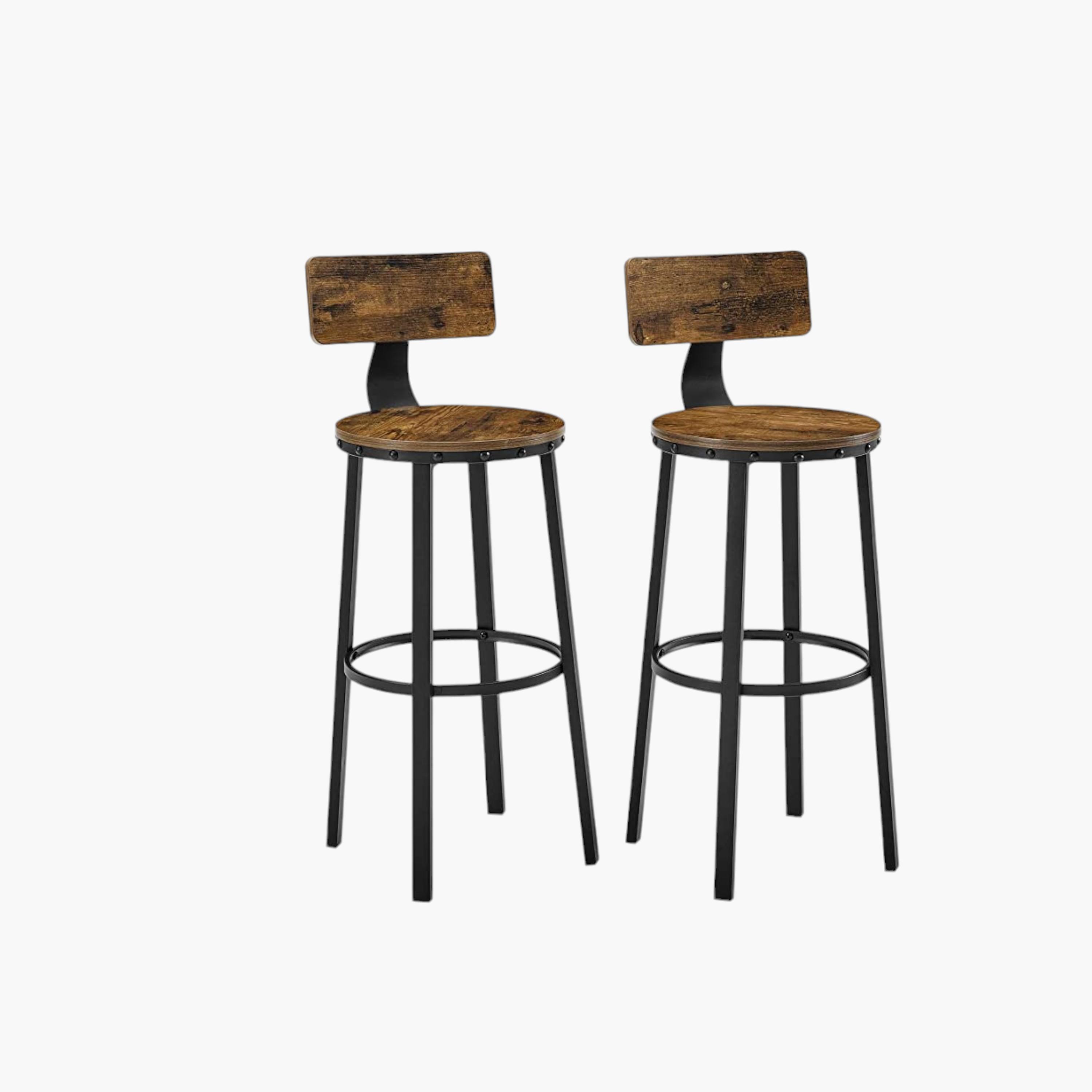 كراسي بار قطعتين بنمط عتيق من ماهماي--furniture-diningroom-barfurniture-image-1