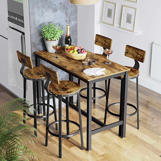 كراسي بار قطعتين بنمط عتيق من ماهماي--furniture-diningroom-barfurniture-image-3