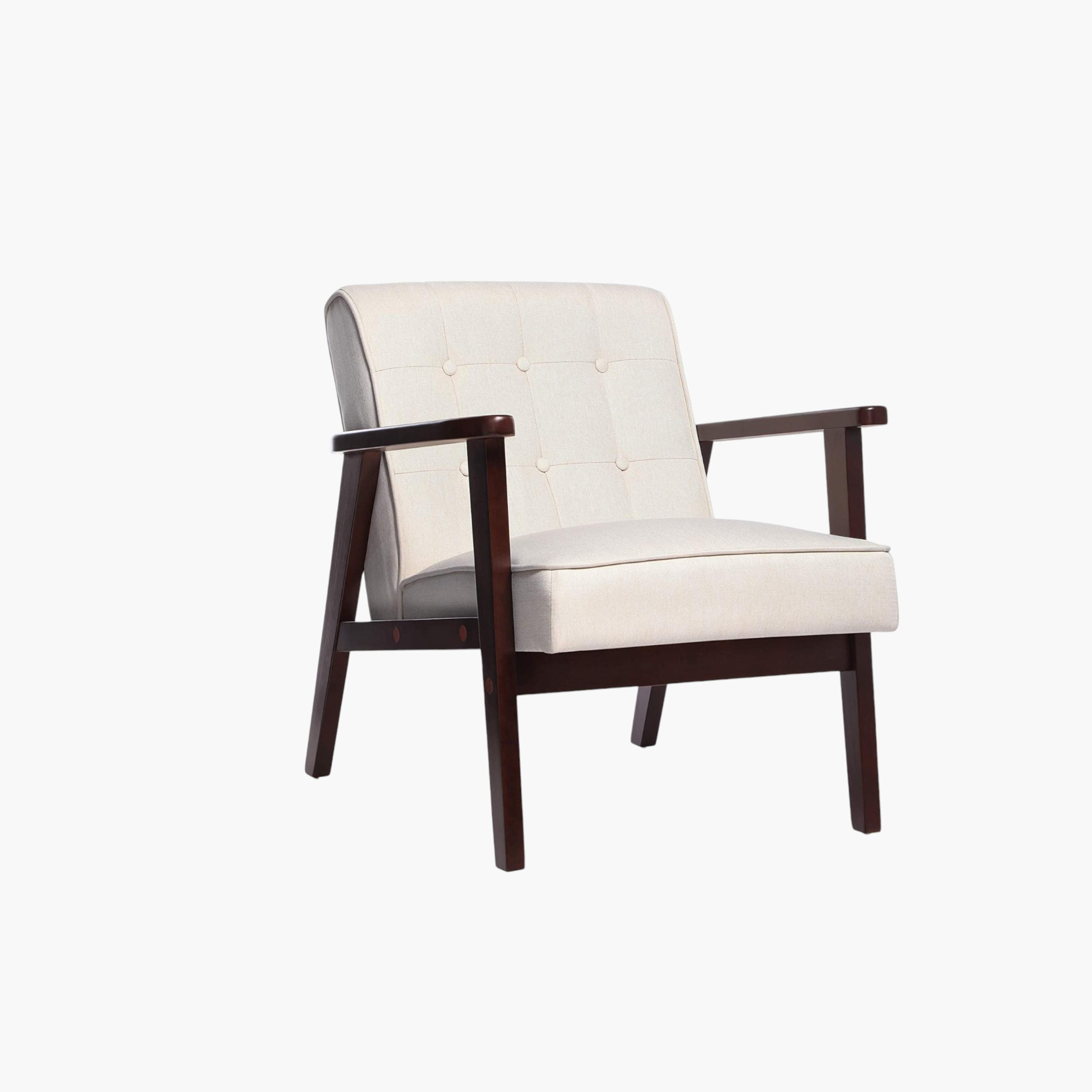 Wooden Sofa Chair with Armrests-furniture-sofaandseating-armchairs-image-1