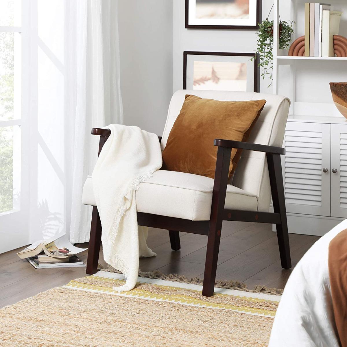Wooden Sofa Chair with Armrests-furniture-sofaandseating-armchairs-image-2