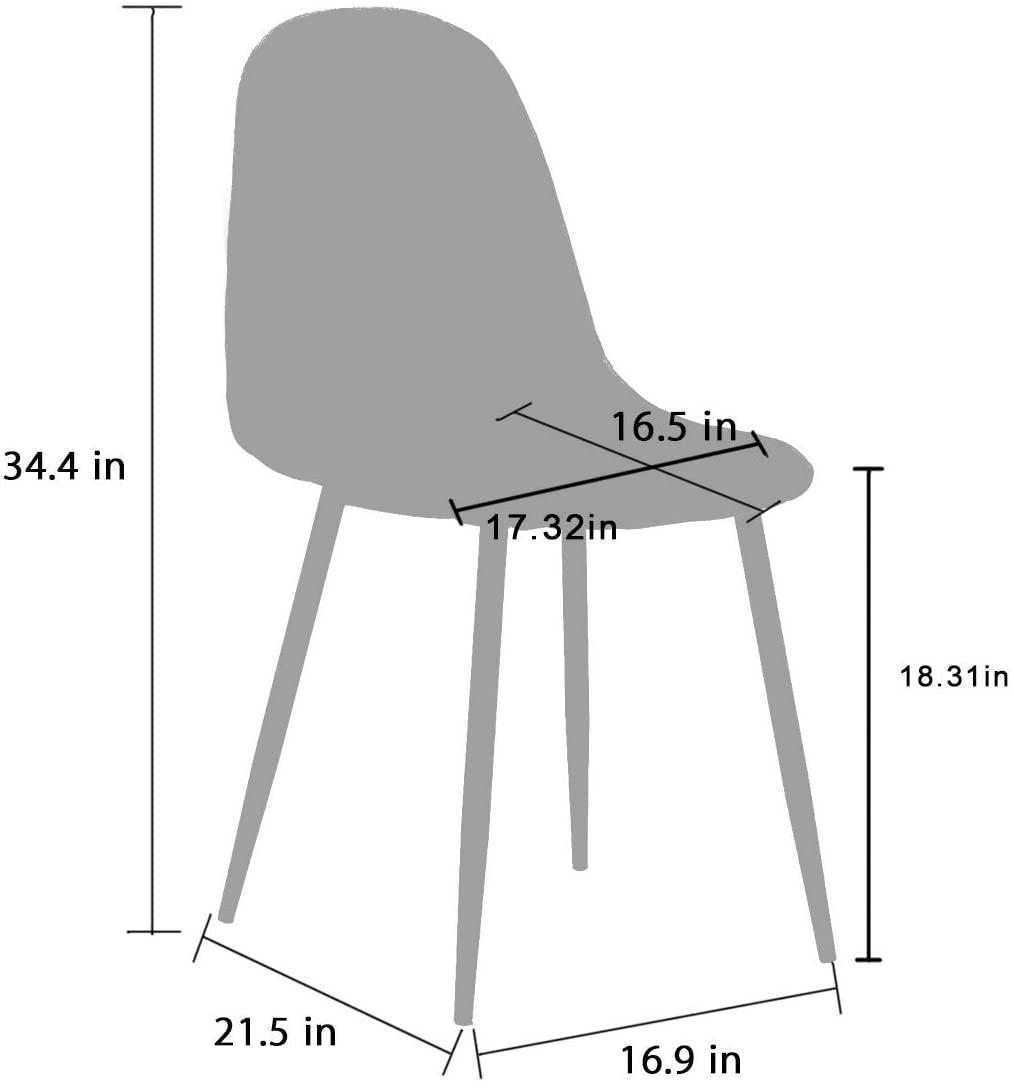 Armless Dining Chair - Set of 4-furniture-diningroom-chairsandbenches-image-4