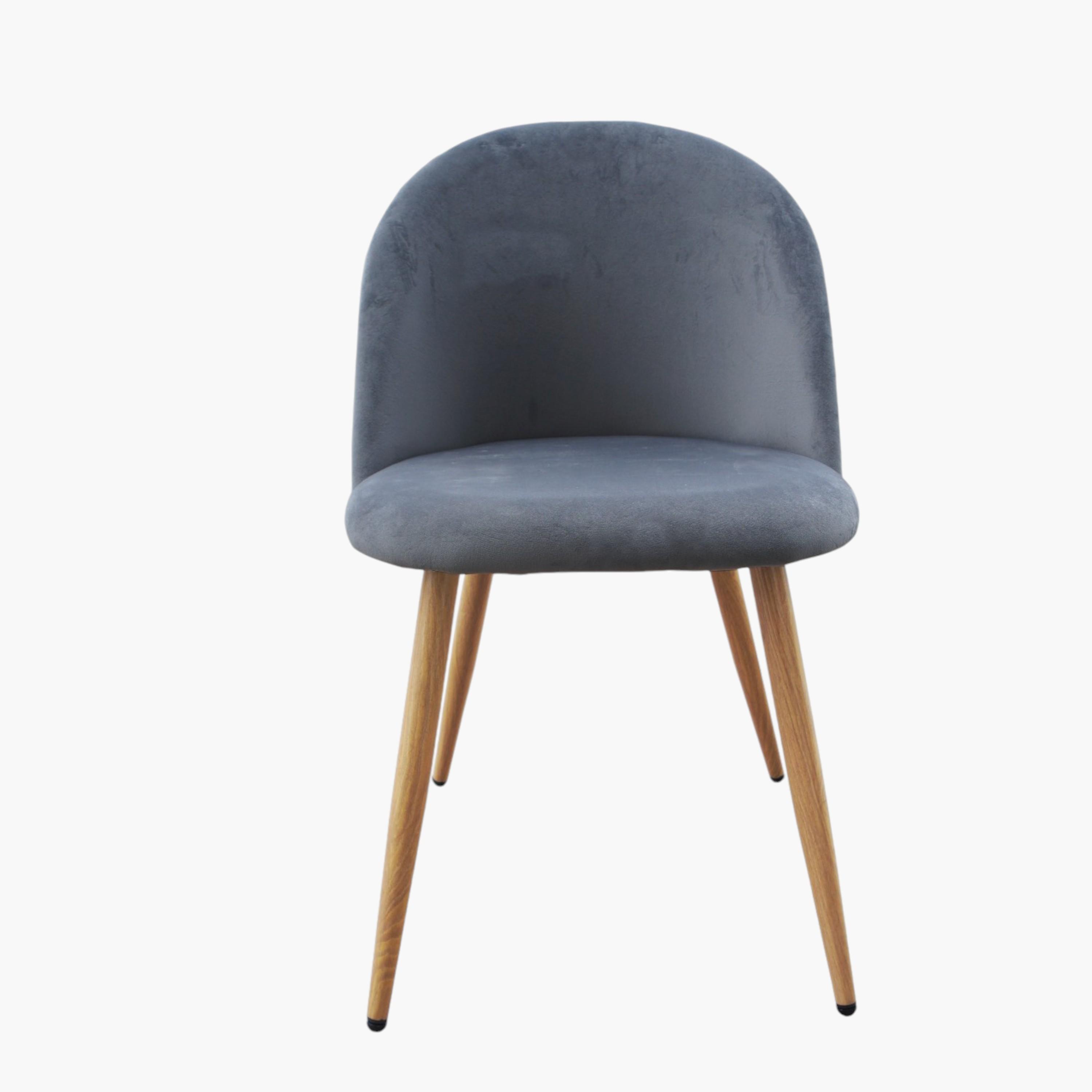 كراسي سُفرة مخملية دون مساند ذراعين قطعتين من ماهماي-furniture-diningroom-chairsandbenches-image-6