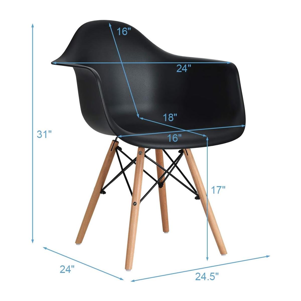 كرسي سفرة ألتيميت إيمز ستايل 3 قطع من ماهماي-furniture-diningroom-chairsandbenches-image-2