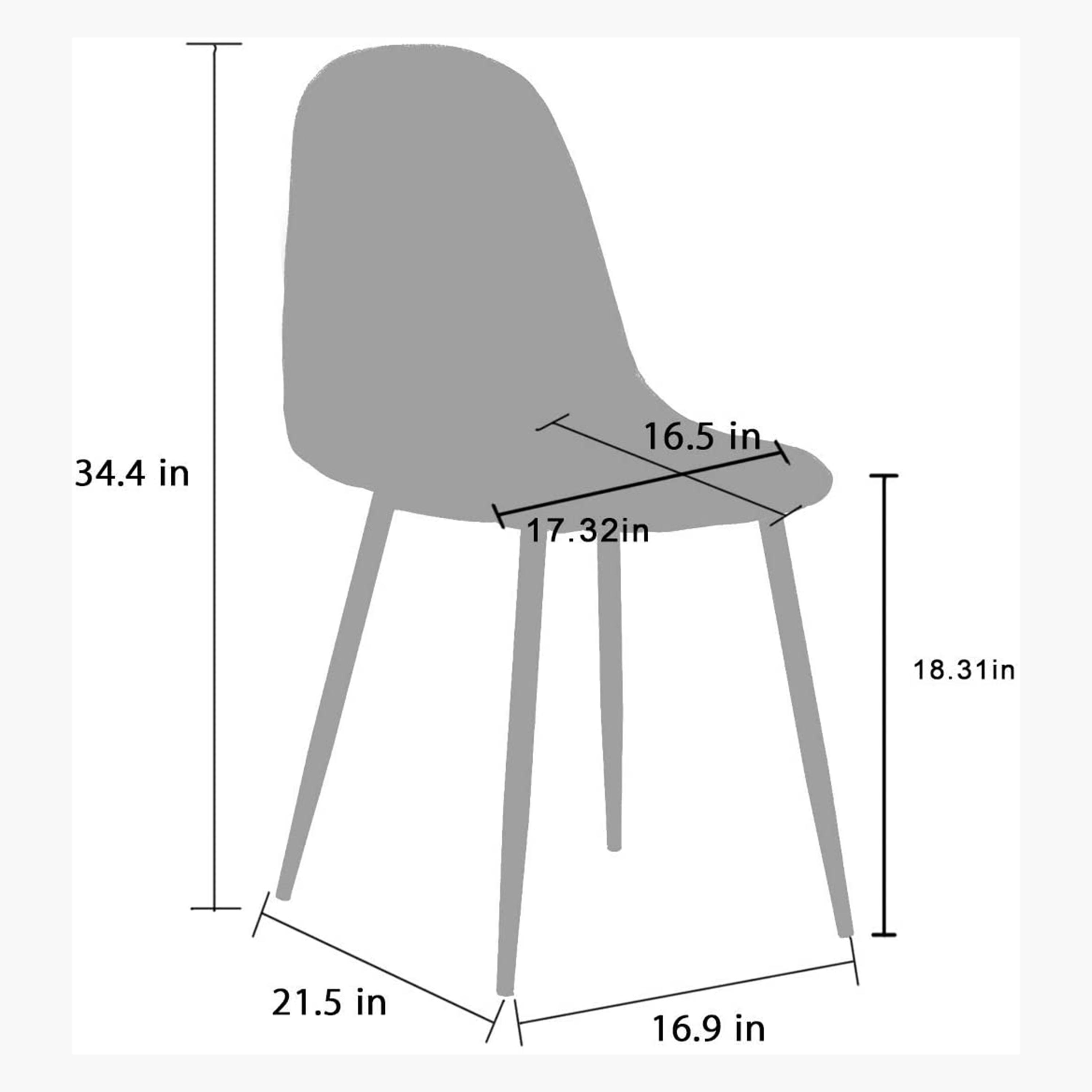 Armless Dining Chair - Set of 2-furniture-diningroom-chairsandbenches-image-4